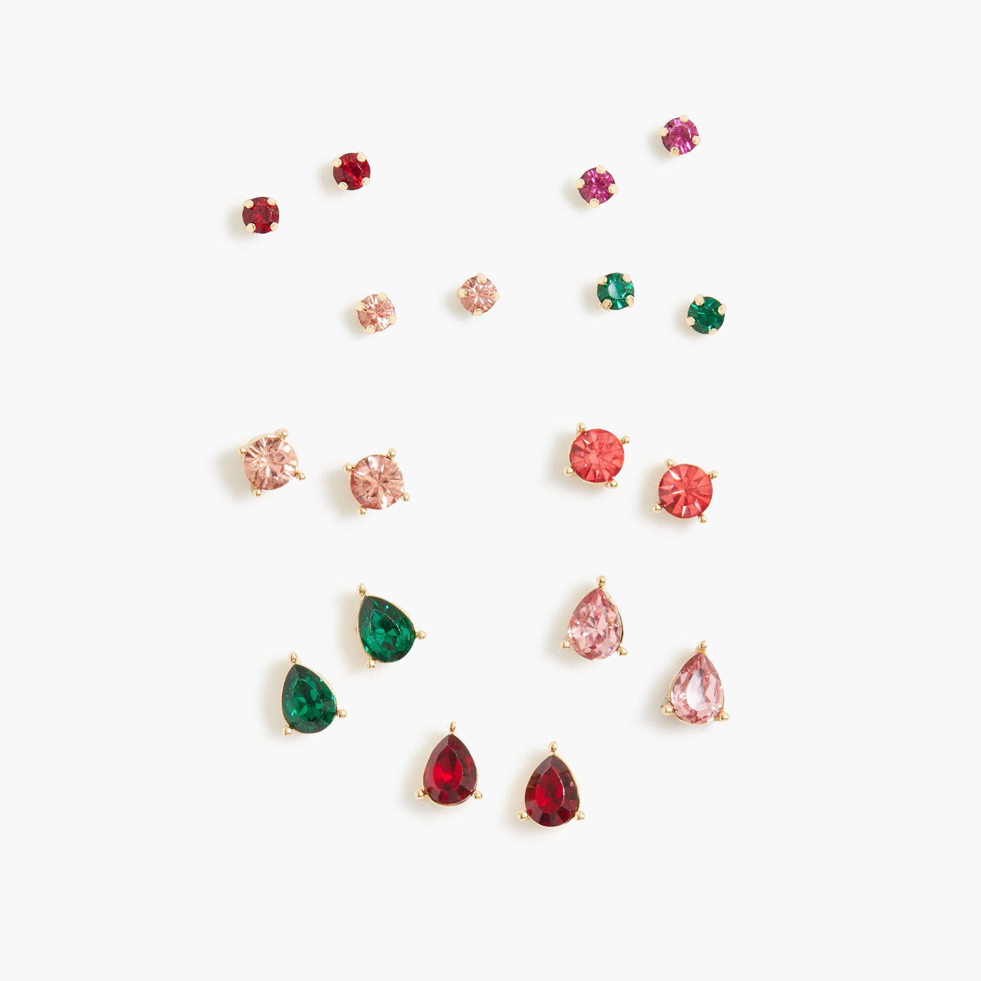 Holiday stud earrings pack
