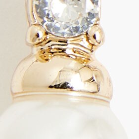 Pearl crystal stud earrings PEARL factory: pearl crystal stud earrings for women