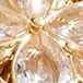 Crystal leaves necklace DEEP EMERALD factory: crystal leaves necklace for women