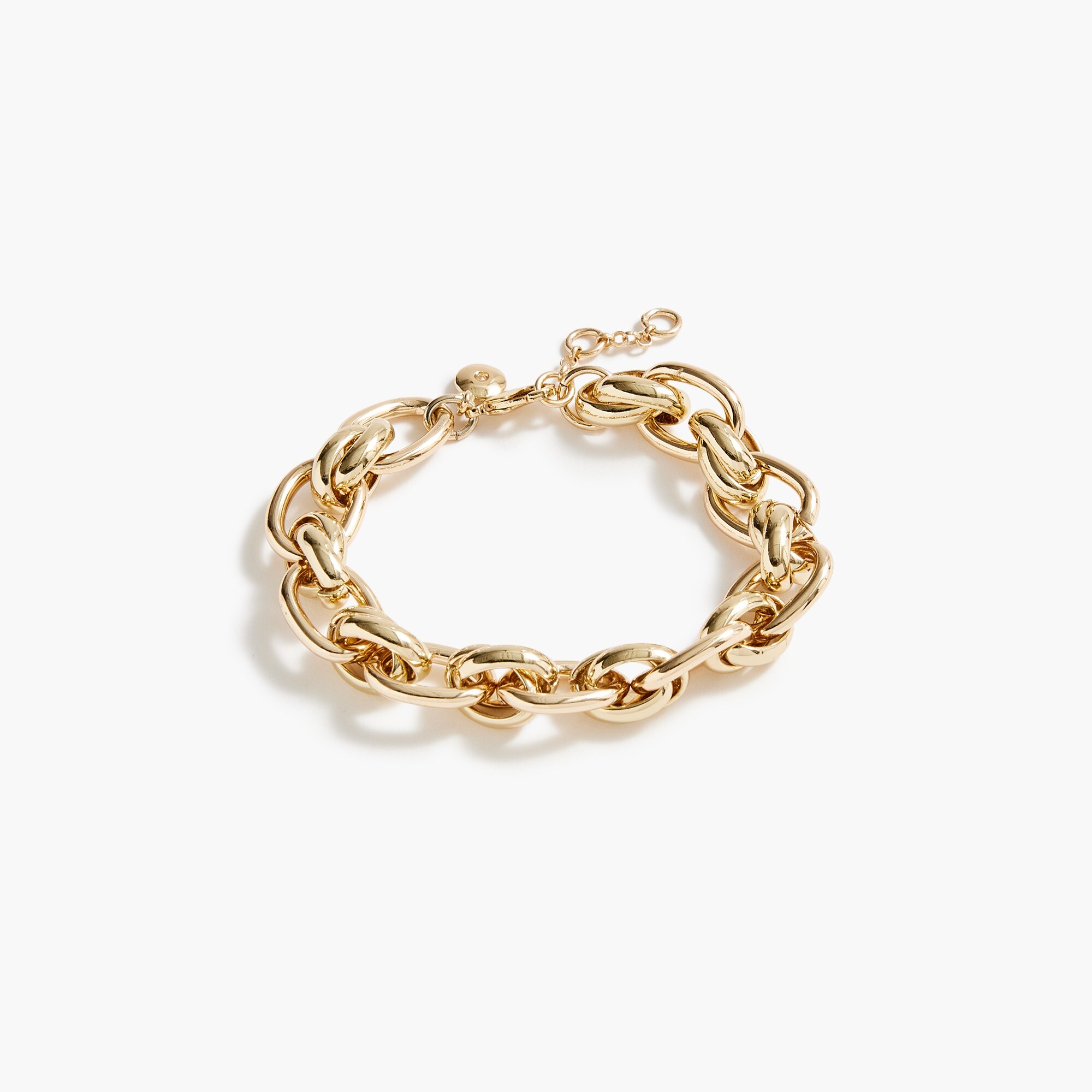 Gold chain bracelet