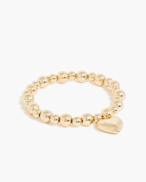 womens Heart bauble bracelet