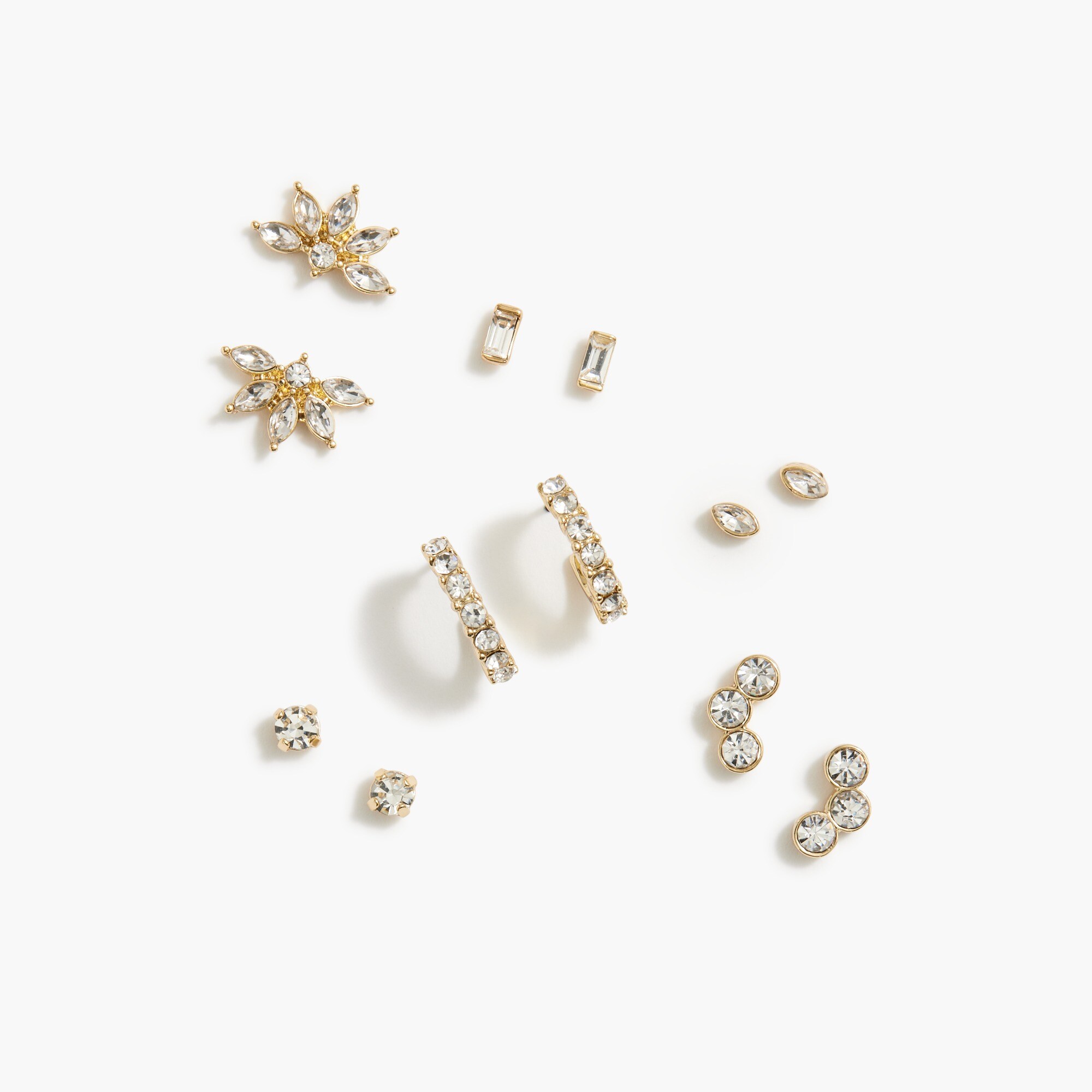 crystal earrings pack for women
