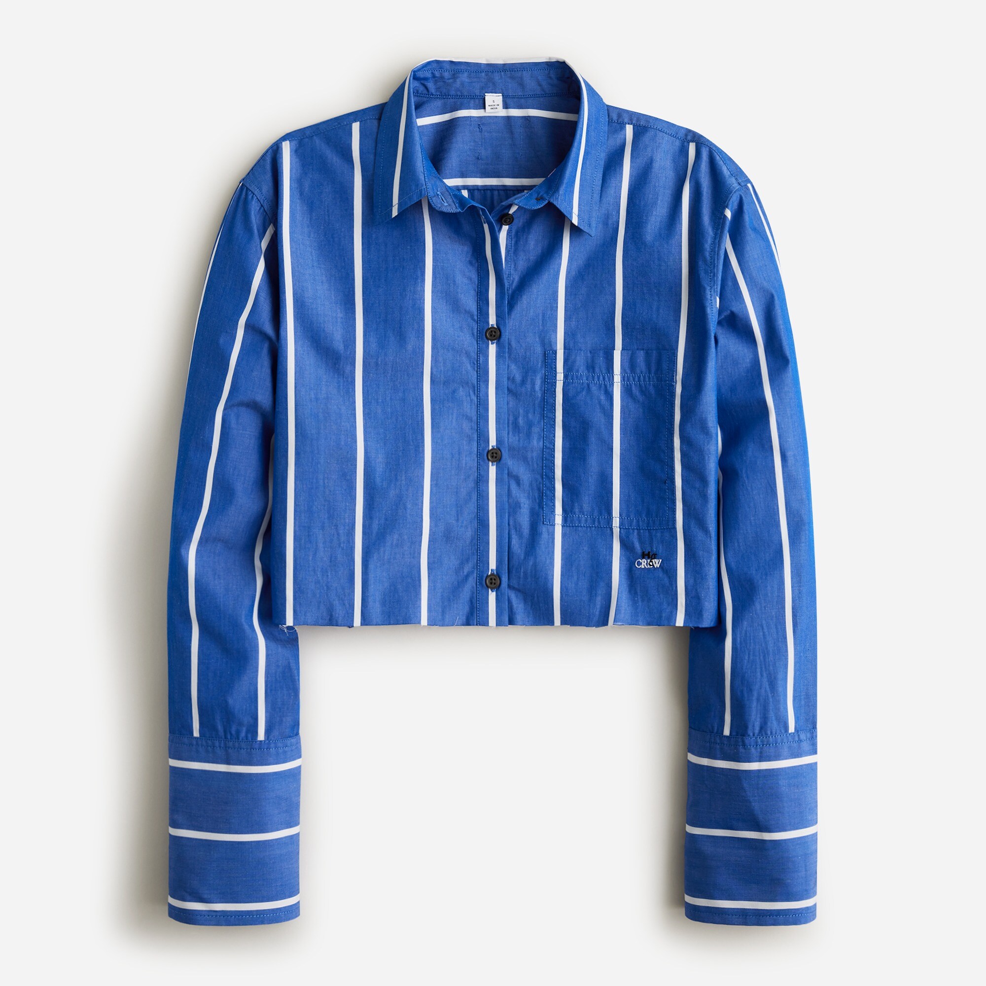 Limited-edition HommeGirls® for J.Crew reworked garçon shirt in seaside stripe