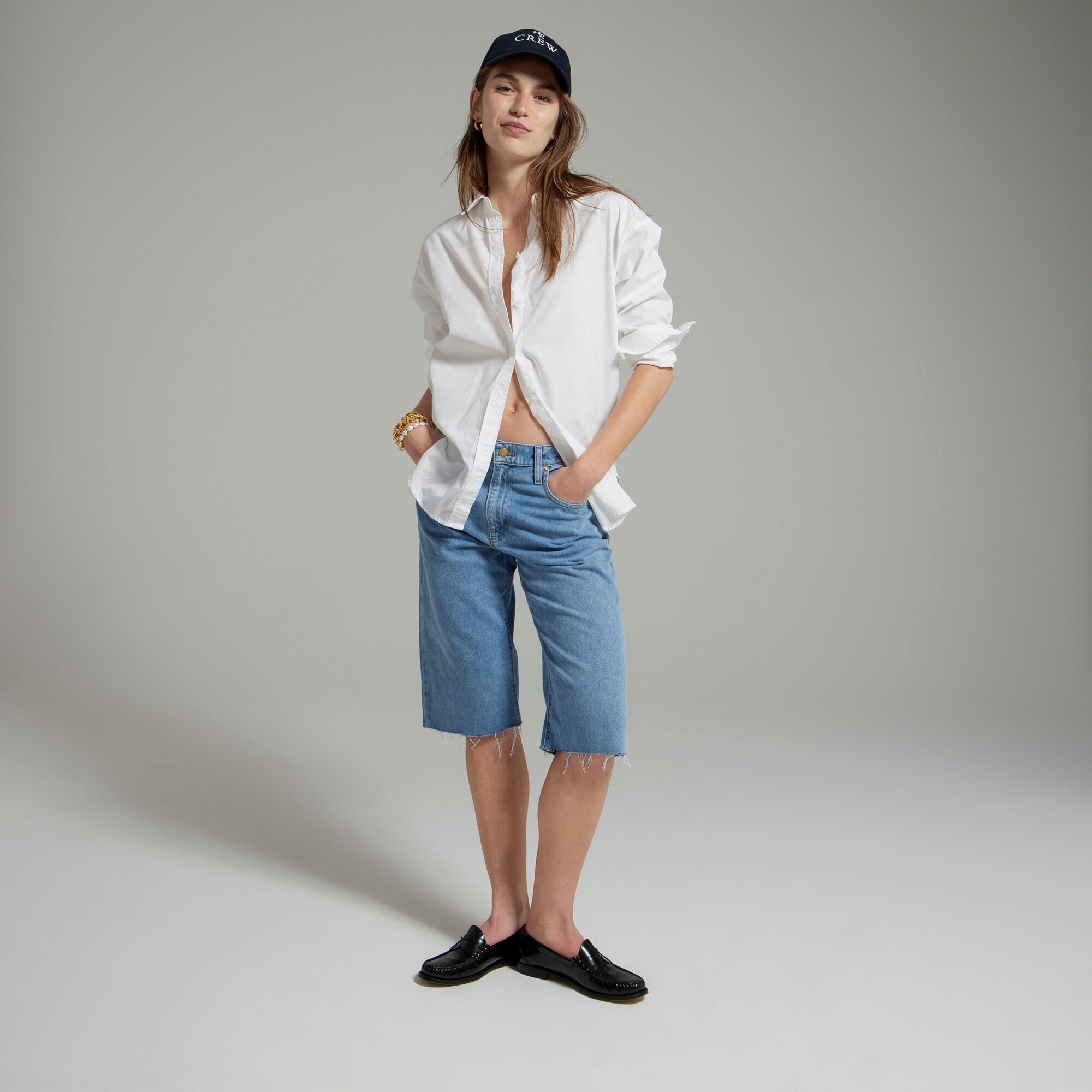 womens Limited-edition HommeGirls&reg; for J.Crew reworked slouchy-straight dad jean