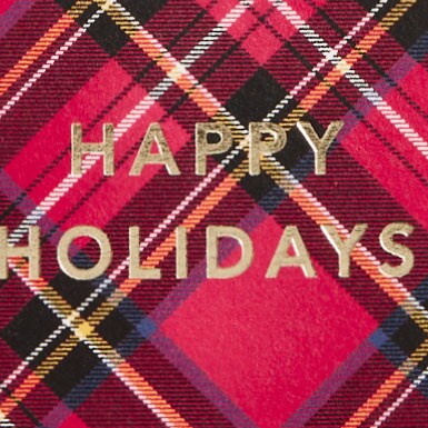 &quot;Happy Holidays&quot; gift tag set RED BLACK MULTI factory: &quot;happy holidays&quot; gift tag set for women