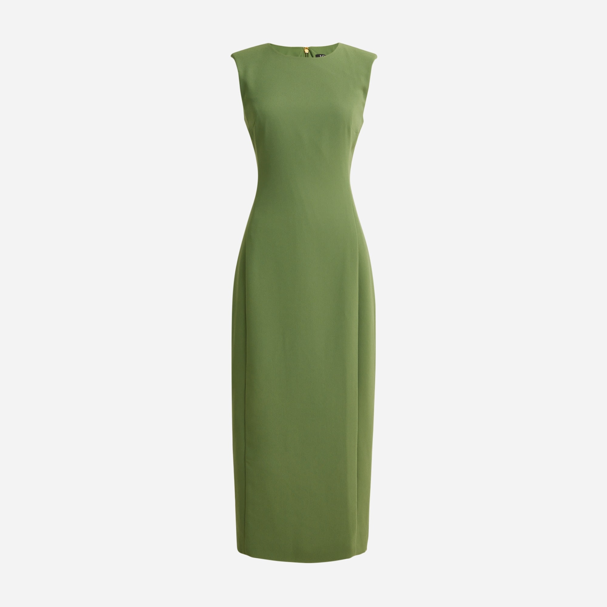 J.Crew Sleeveless Sheath Dress In Drapey Crepe For Women