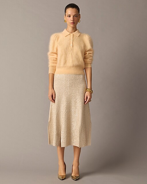  Collection sequin sweater slip skirt