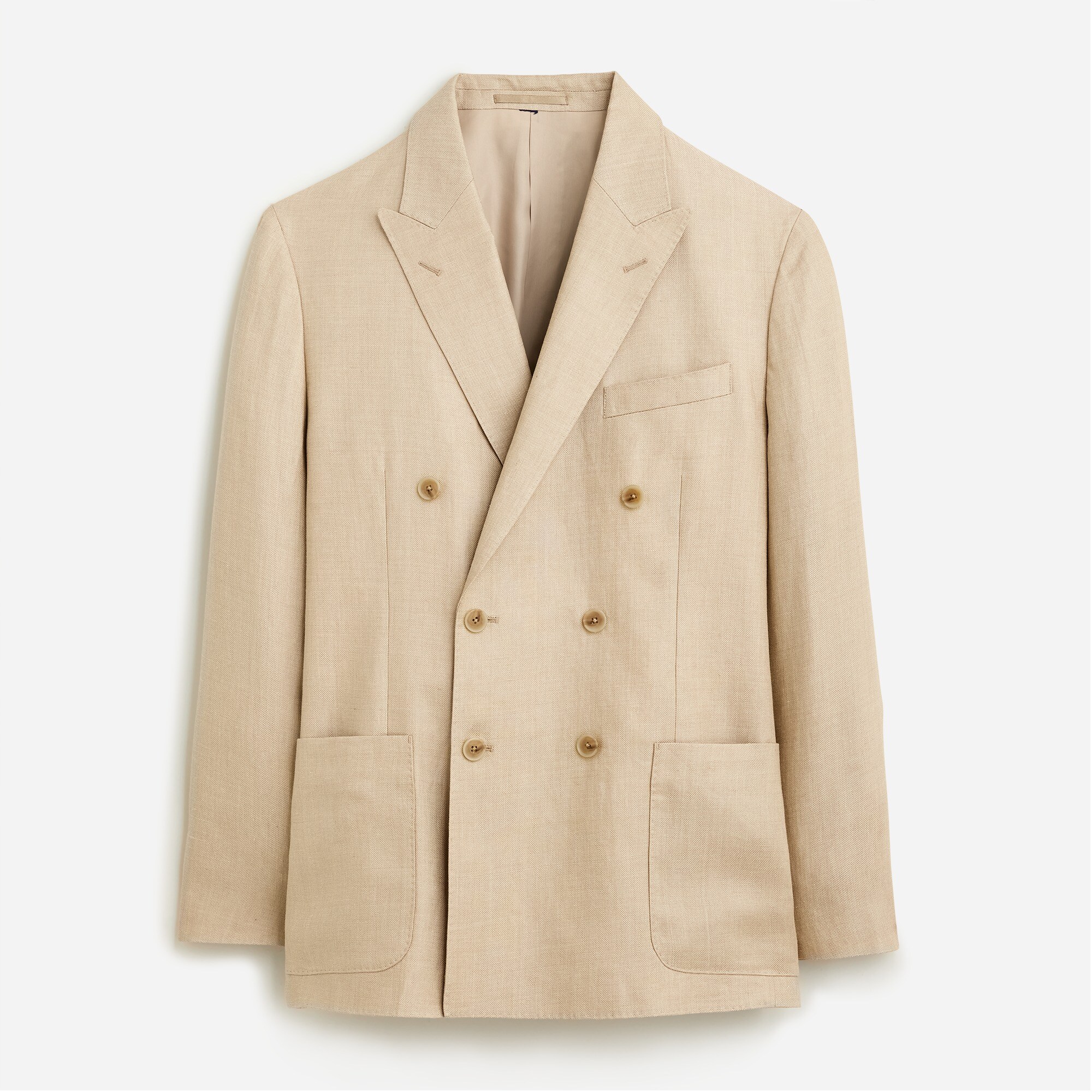 Crosby Classic-fit Double-breasted Unstructured Suit Jacket In