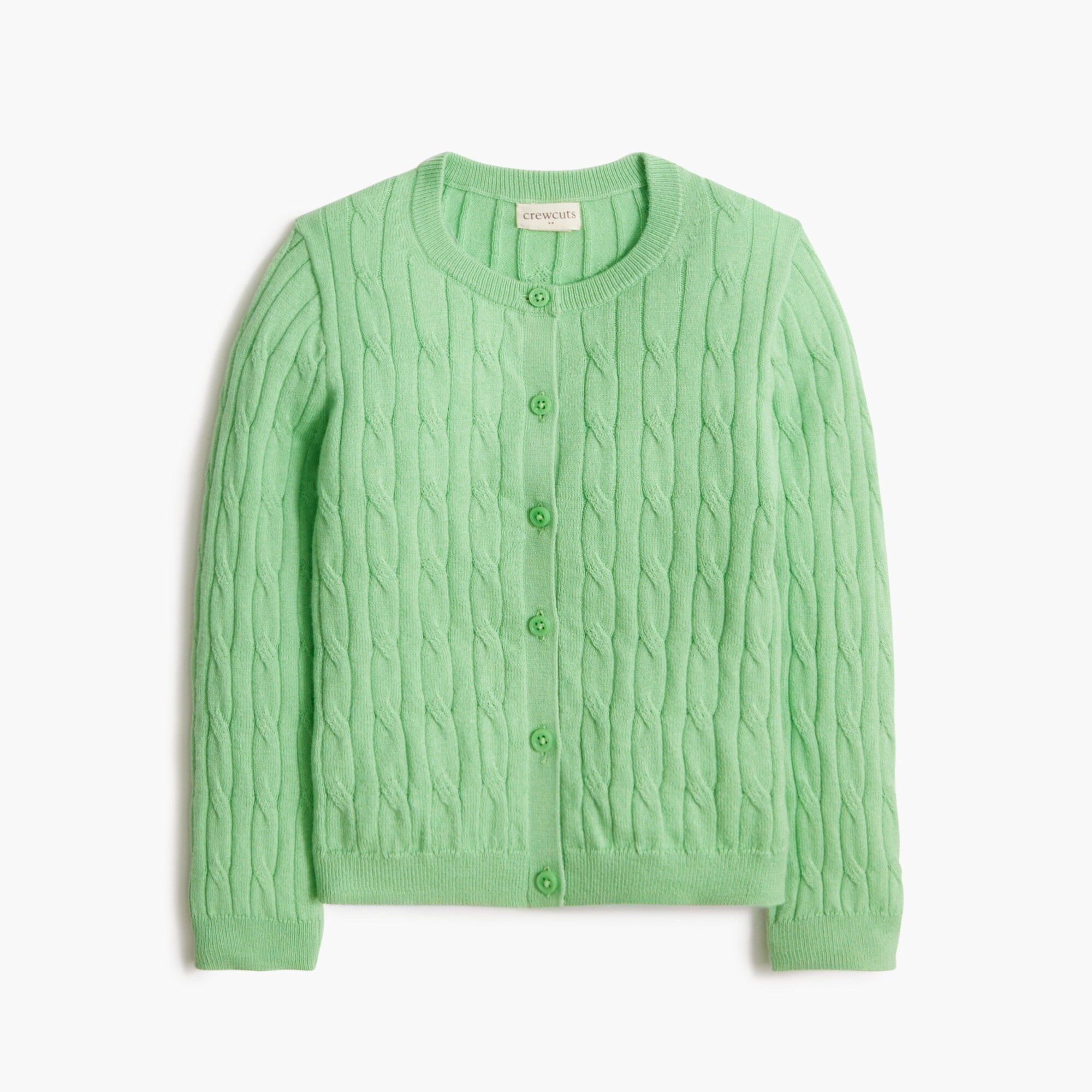 girls' cable-knit casey cardigan sweater for girls
