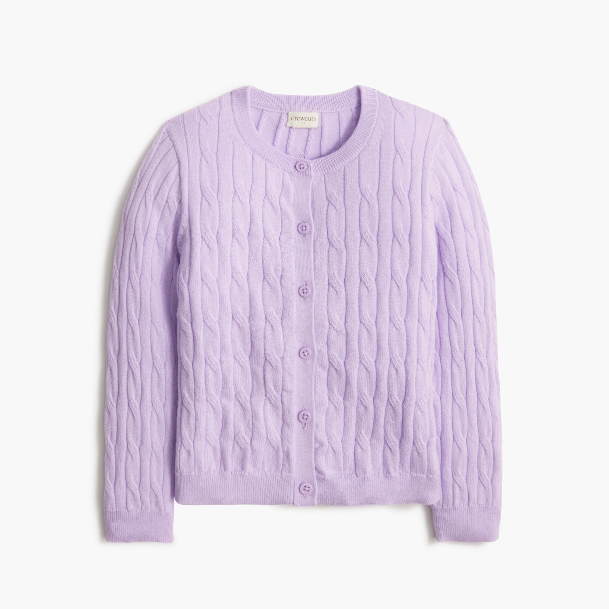 girls Girls' cable-knit Casey cardigan sweater