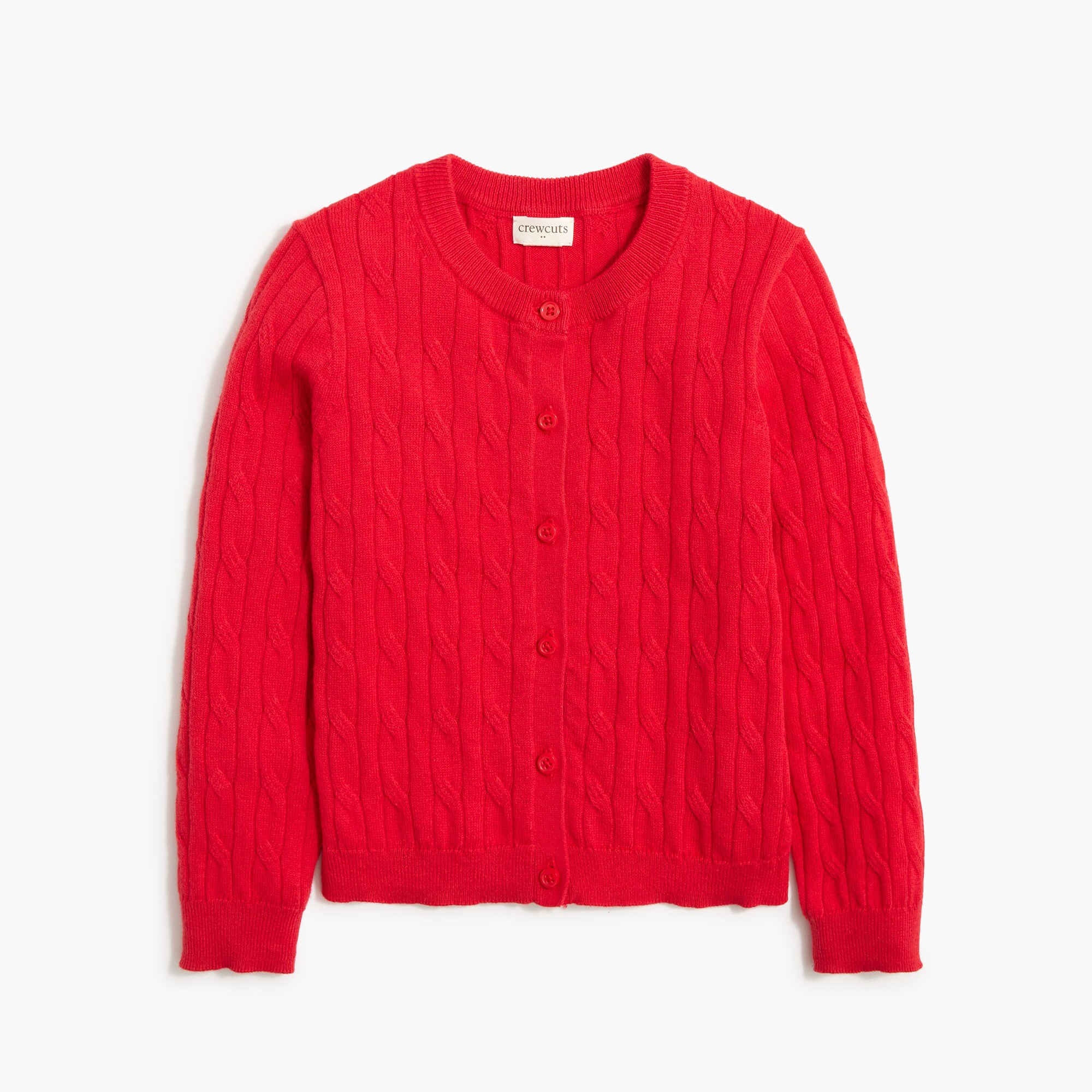 girls' cable-knit casey cardigan sweater for girls