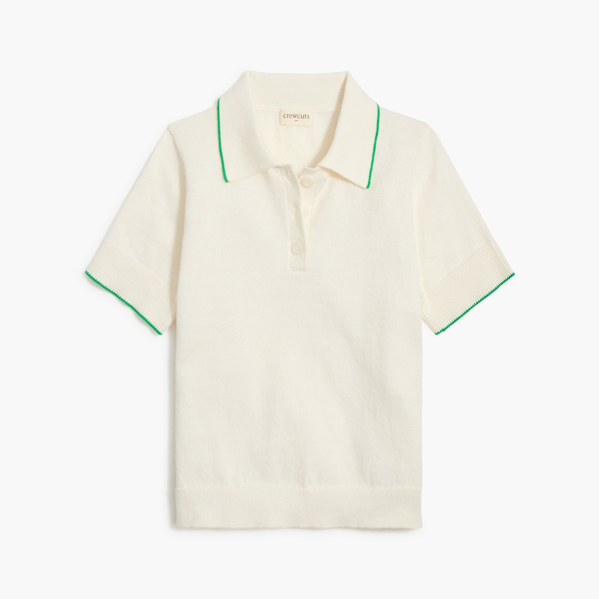 Girls' sweater-polo