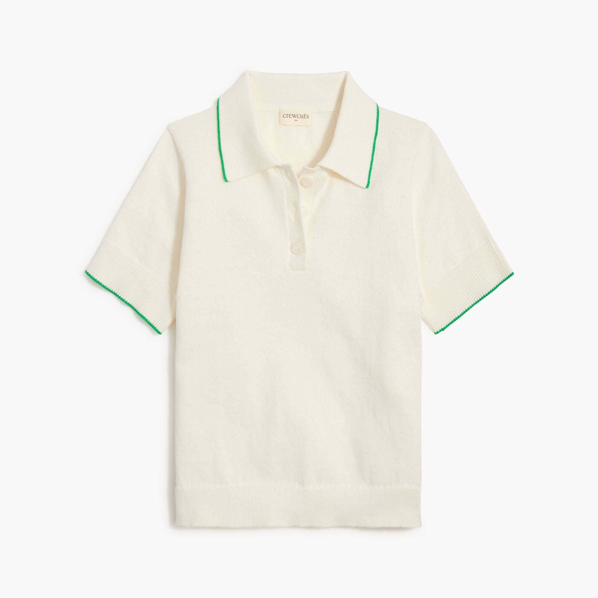Girls' sweater-polo