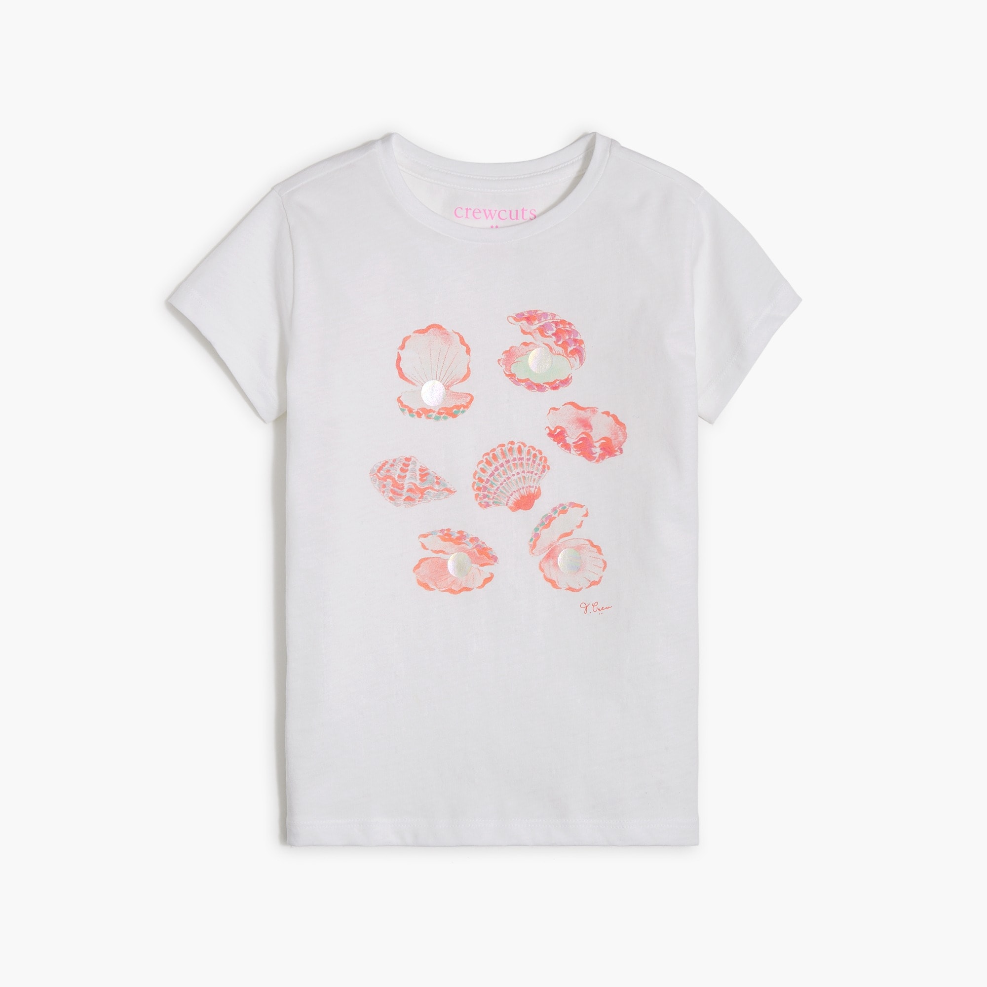 girls' clams graphic tee for girls