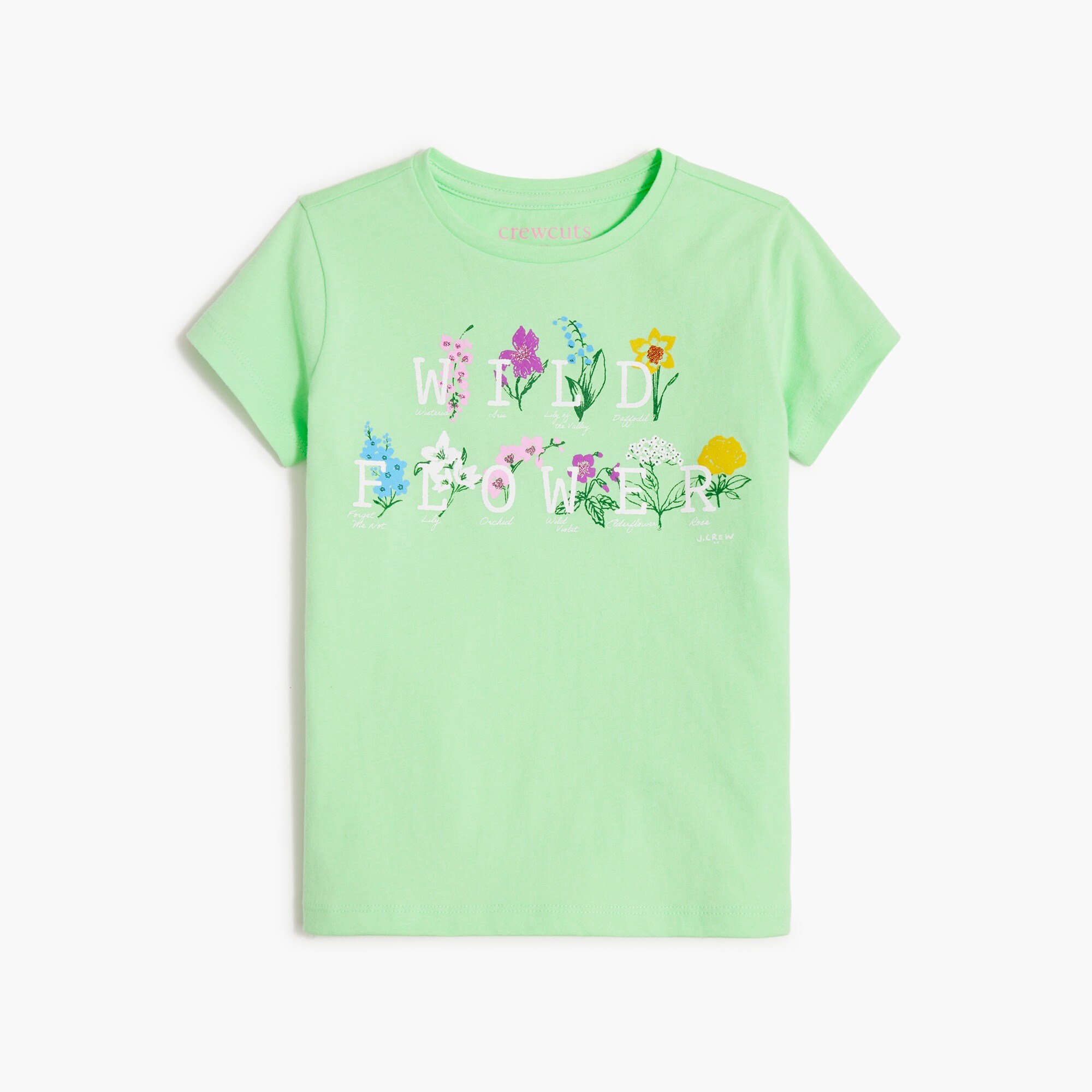 Girls' wildflowers graphic tee