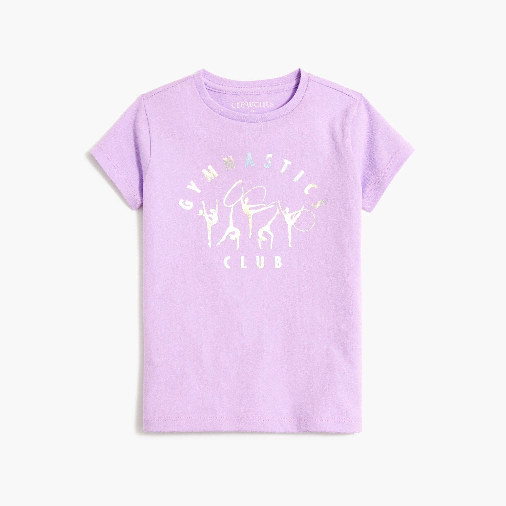 girls' gymnastics club graphic tee for girls