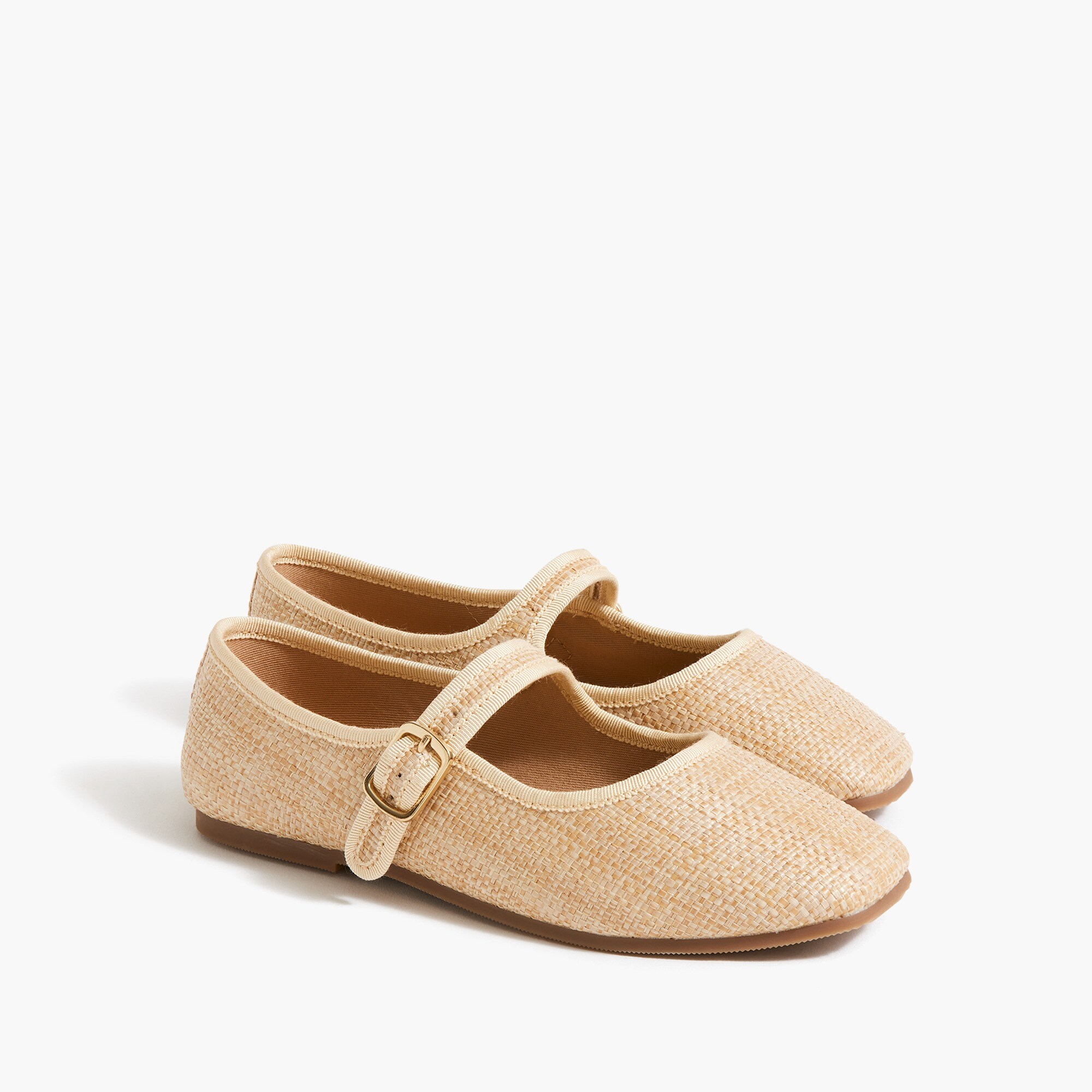  Girls' woven Mary Janes