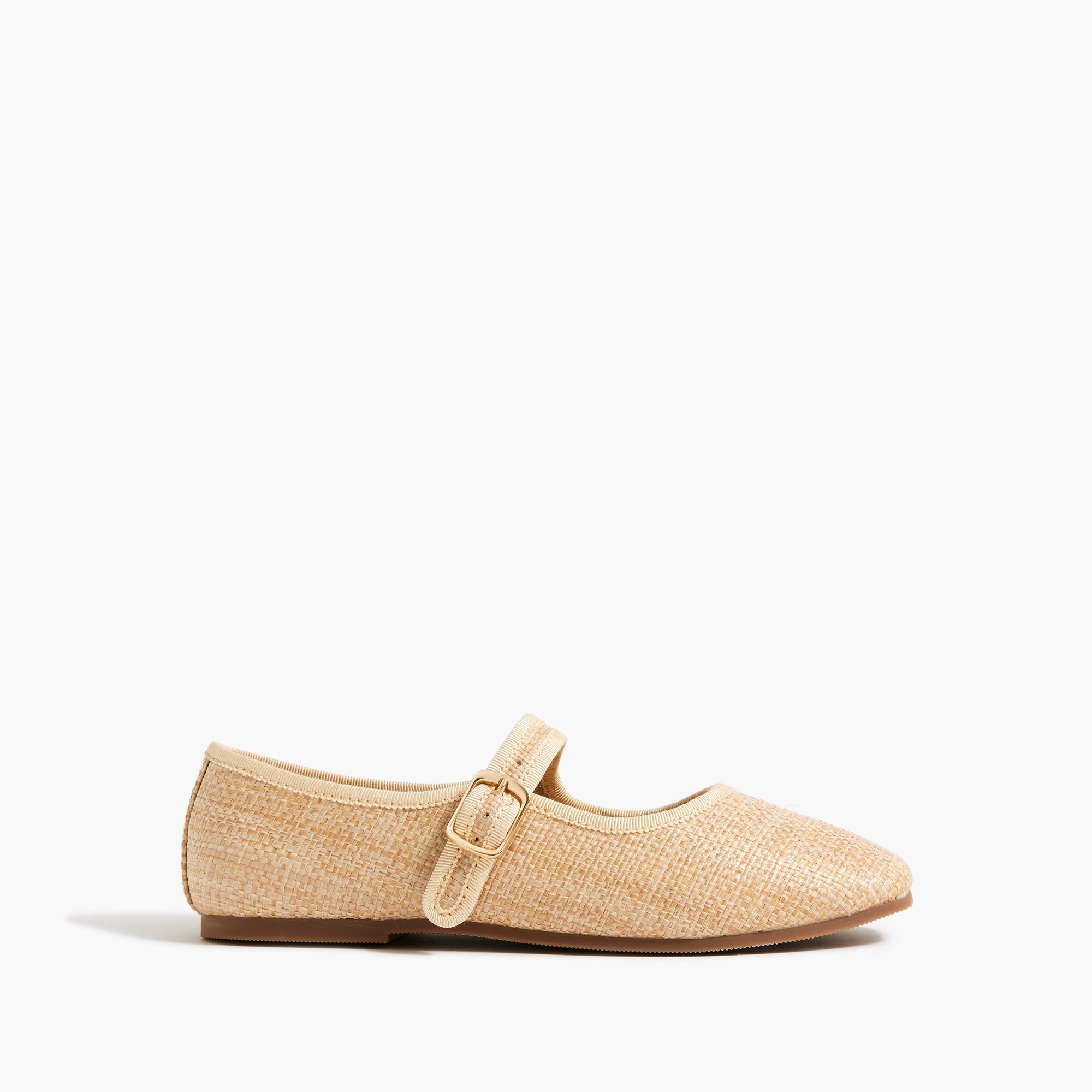Girls' woven Mary Janes