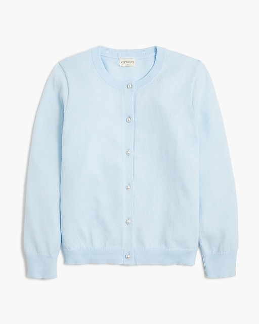  Girls' pearl-button Casey cardigan sweater
