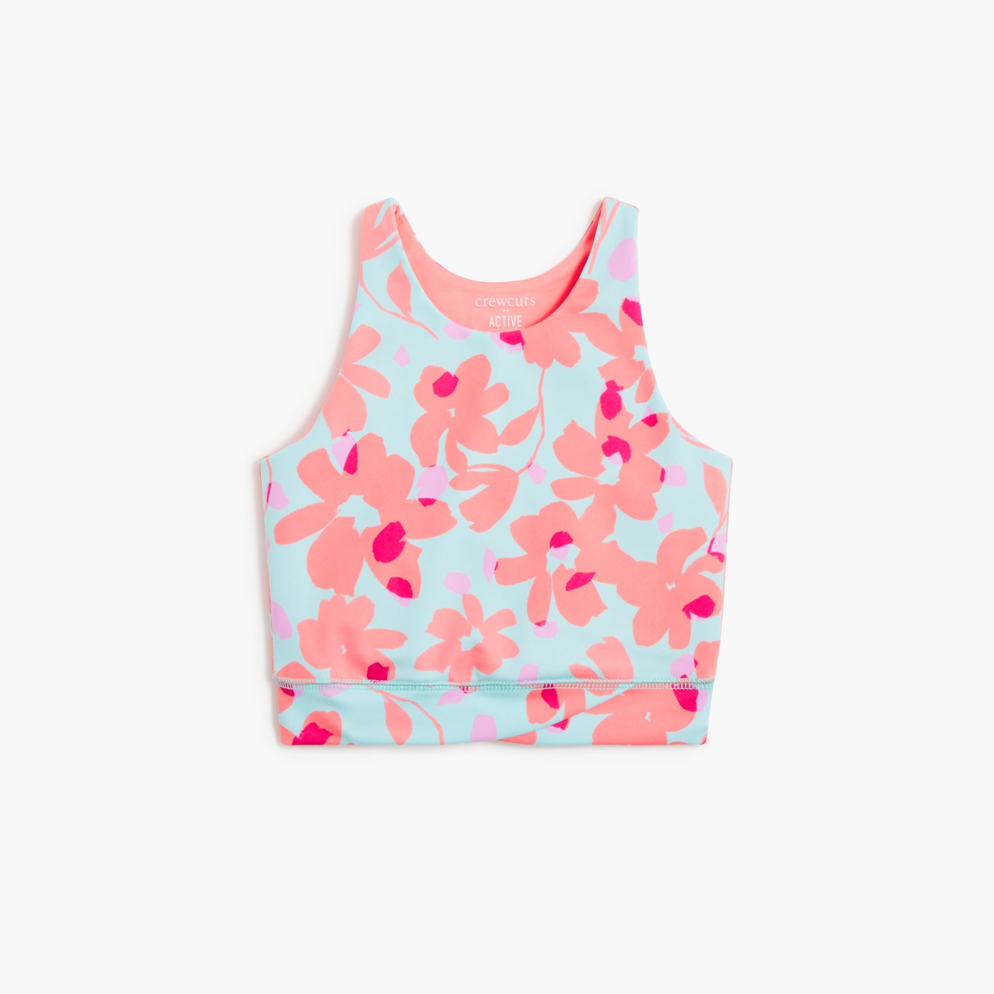  Girls' active crisscross tank top