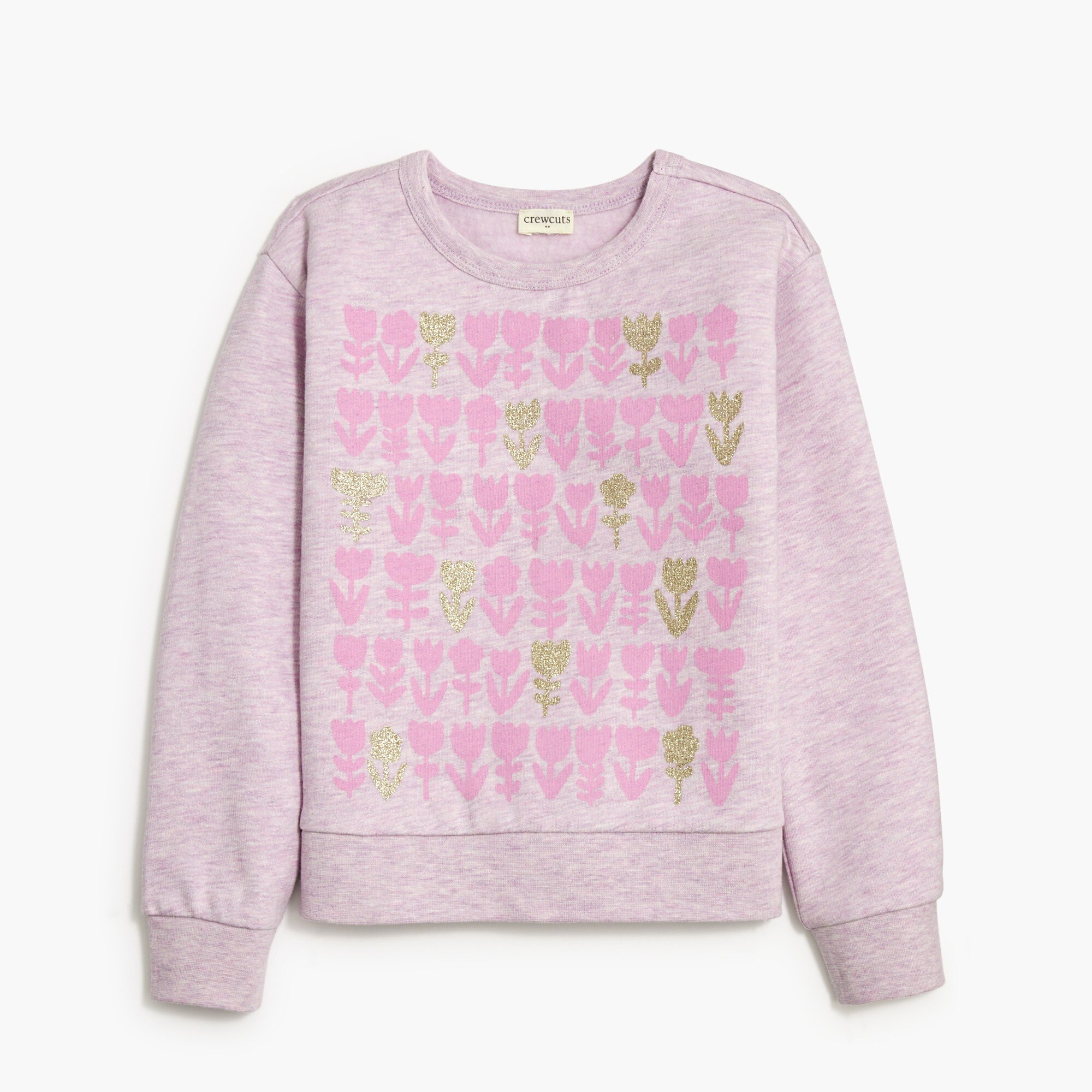 girls' tulip graphic sweatshirt for girls