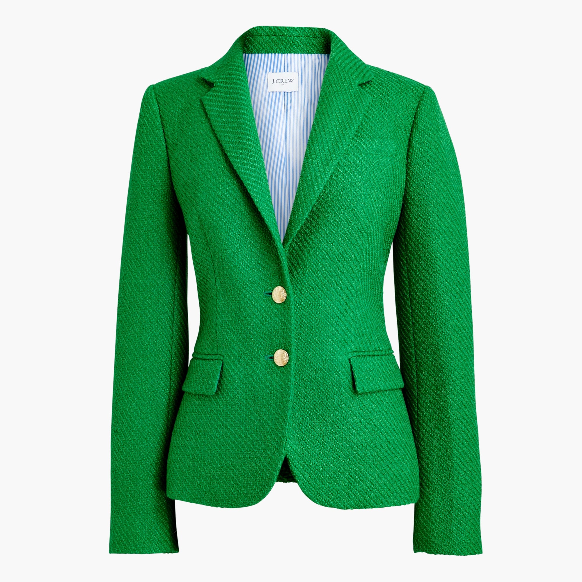 tweed schoolboy blazer for women