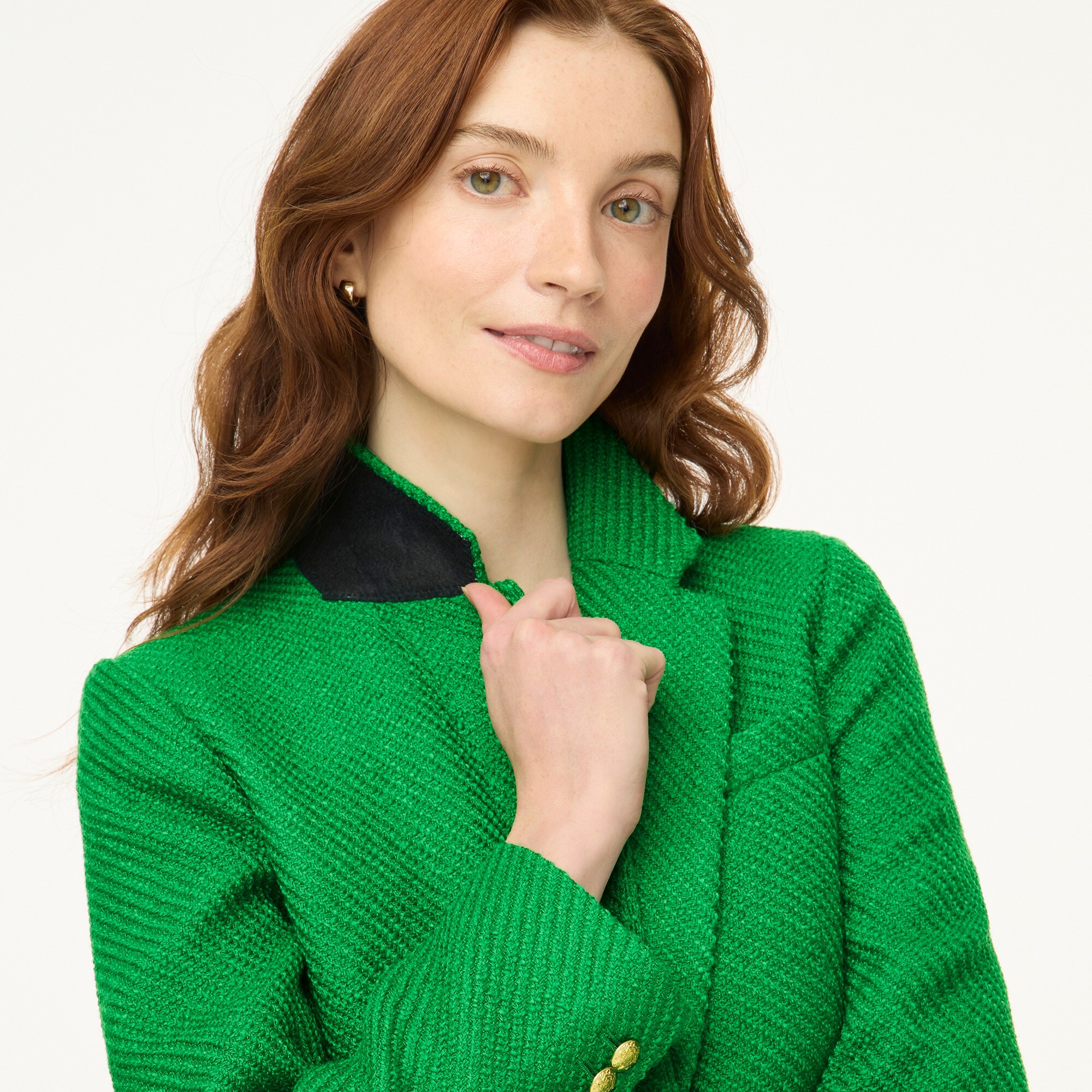 Tweed schoolboy blazer