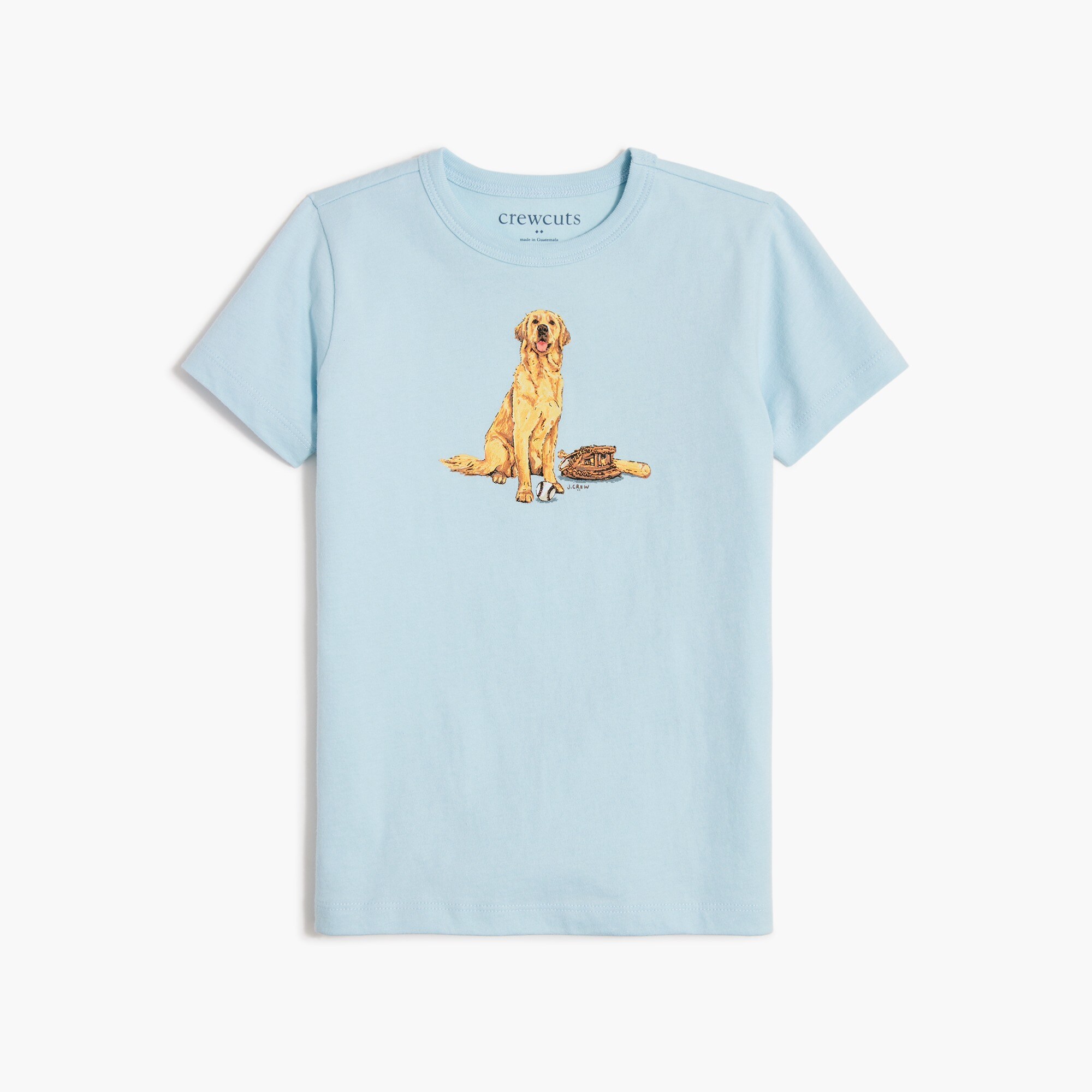 boys' baseball dog graphic tee for boys