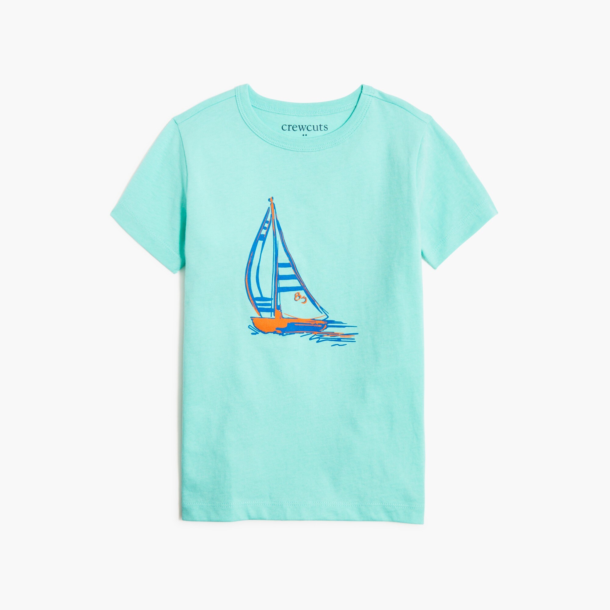  Boys' sailboat graphic tee
