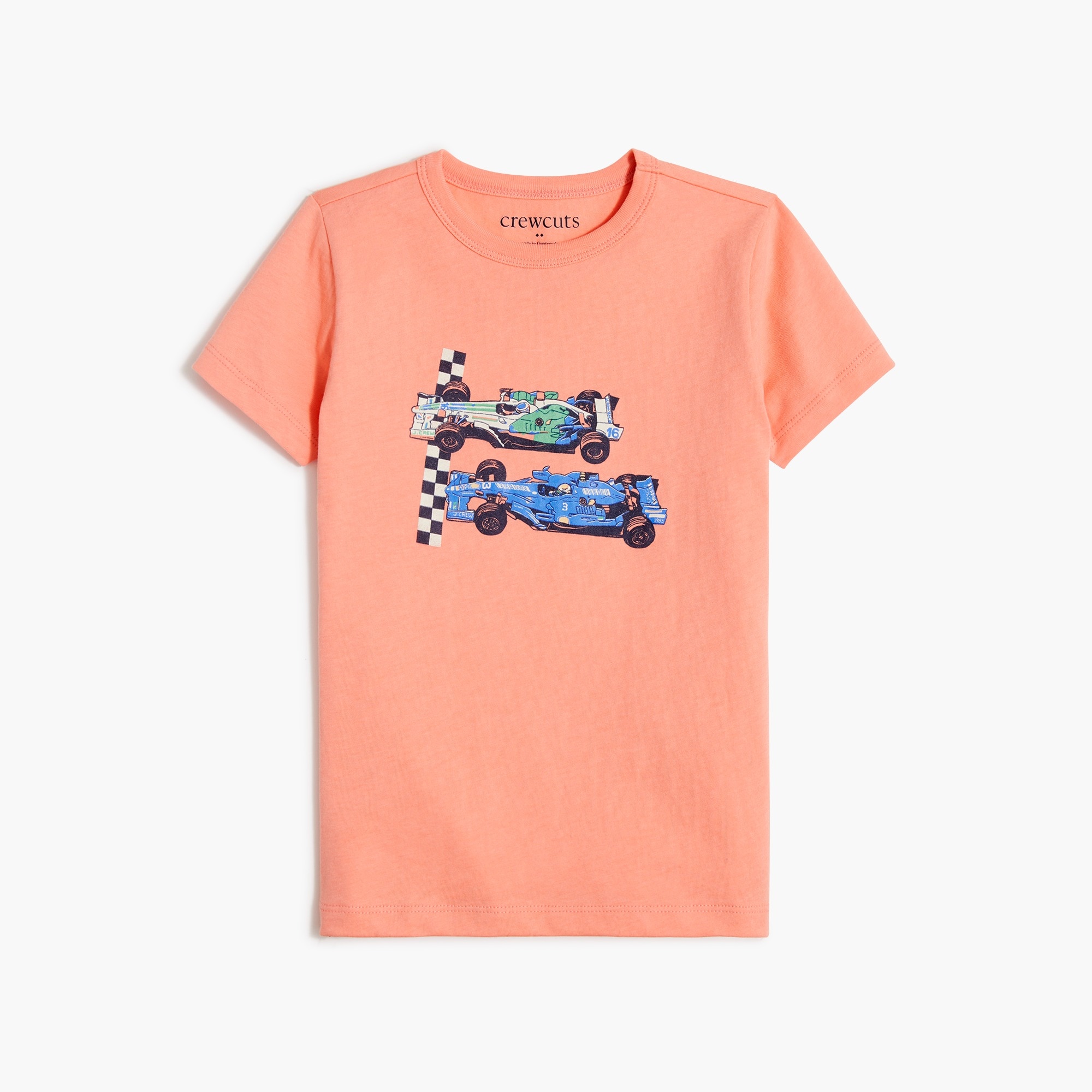 Boys' race car graphic tee