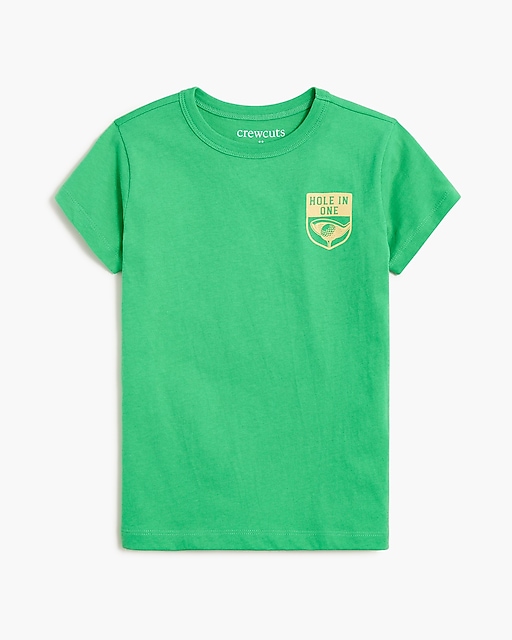  Boys' hole in one graphic tee