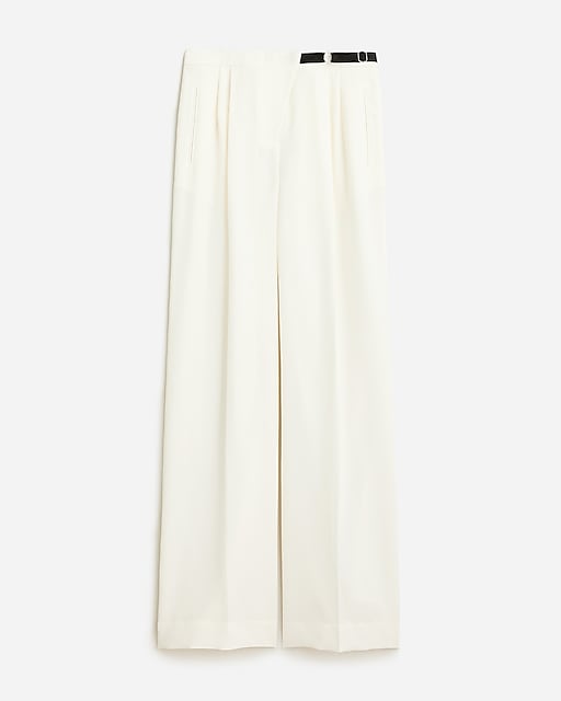 womens Limited-edition Anna October&copy; X J.Crew trouser in drapey crepe