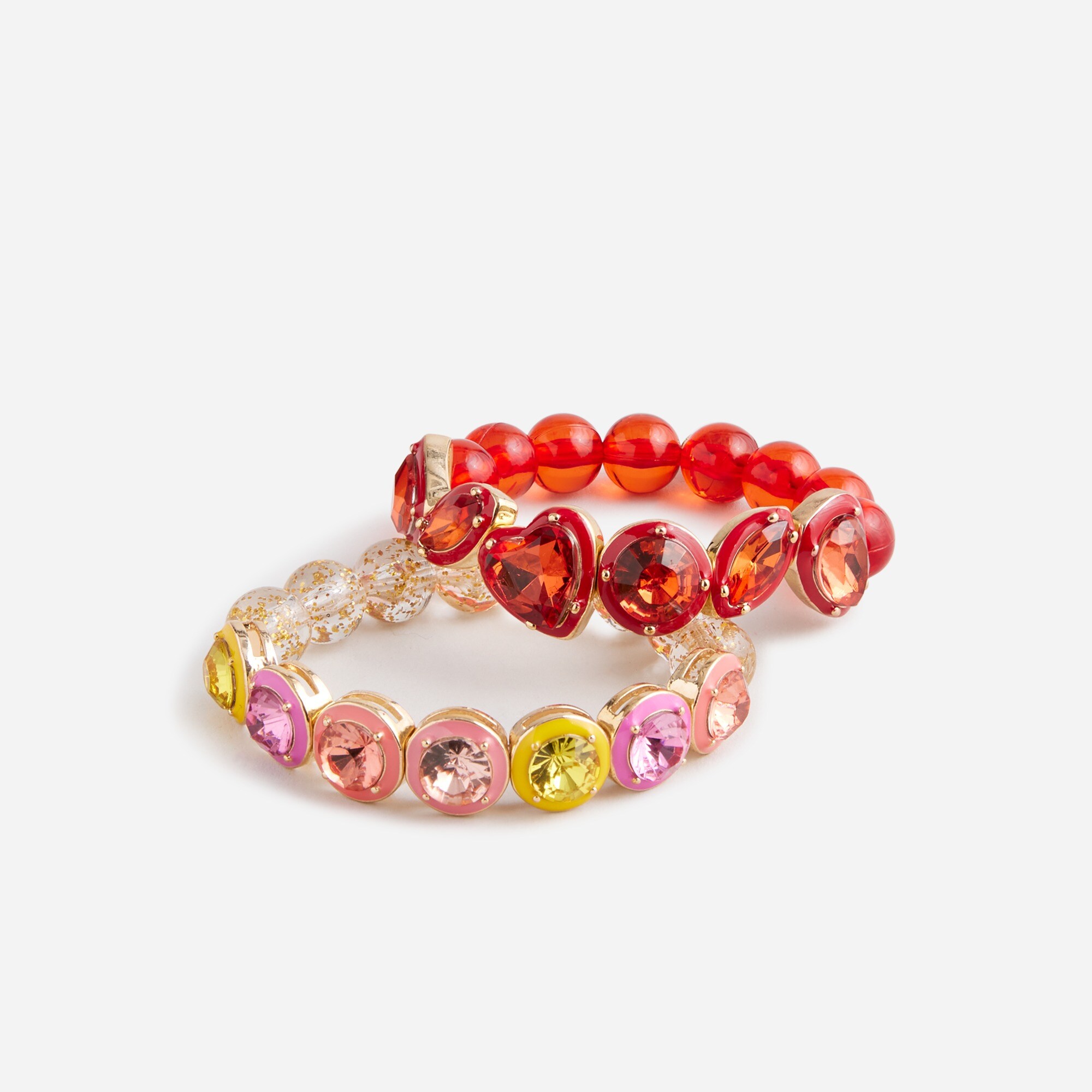  Girls' sparkle bracelets two-pack