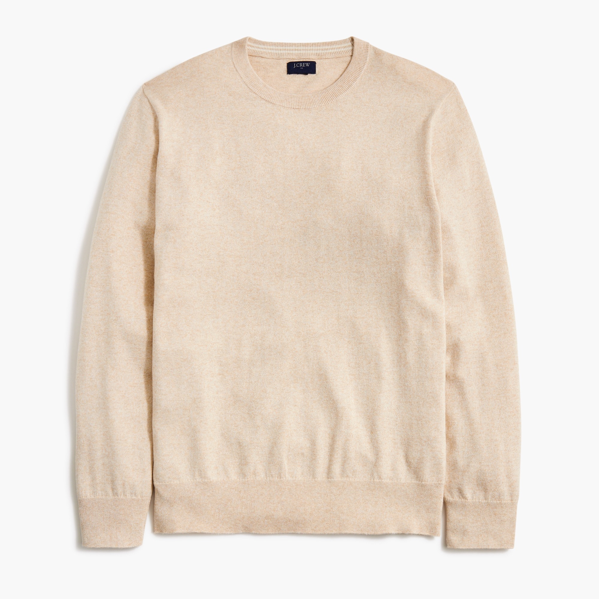  Soft cotton-blend crewneck pullover
