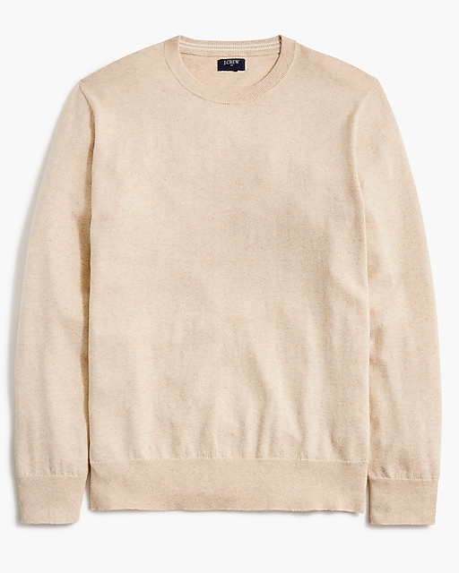  Soft cotton-blend crewneck pullover