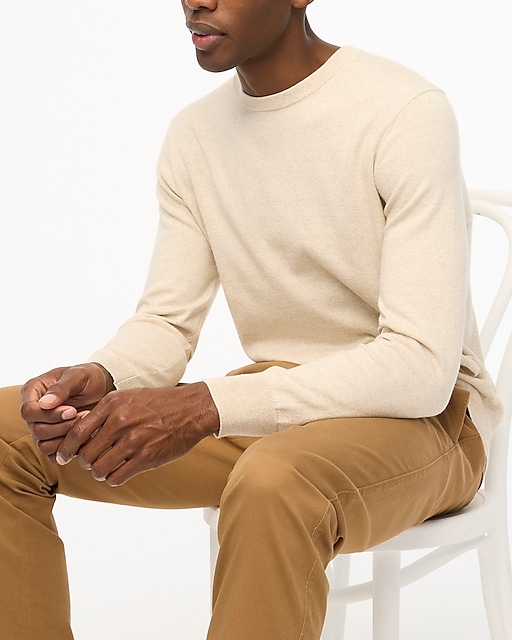 mens Soft cotton-blend crewneck pullover
