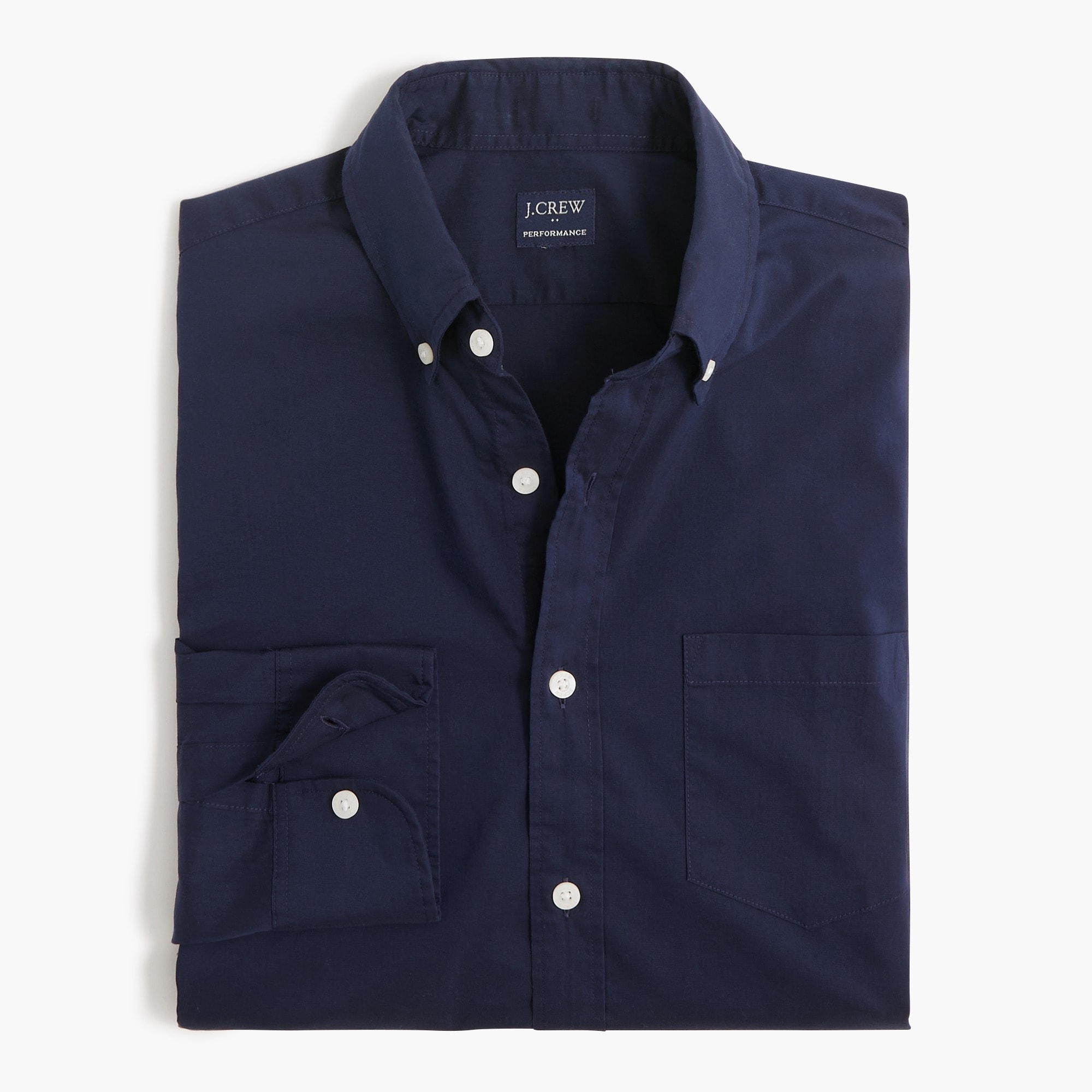 Slim Untucked flex performance casual shirt