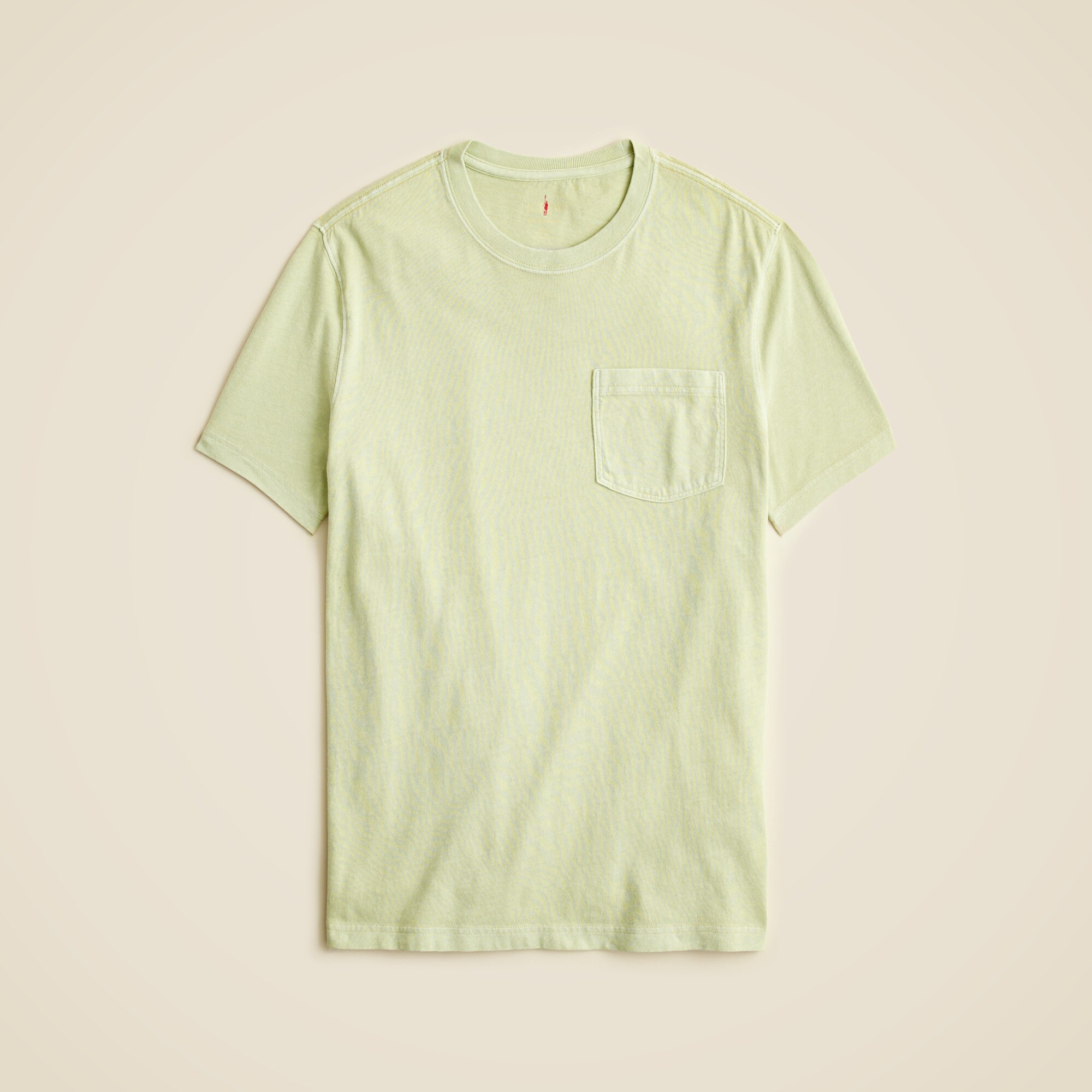  Vintage-wash cotton pocket T-shirt