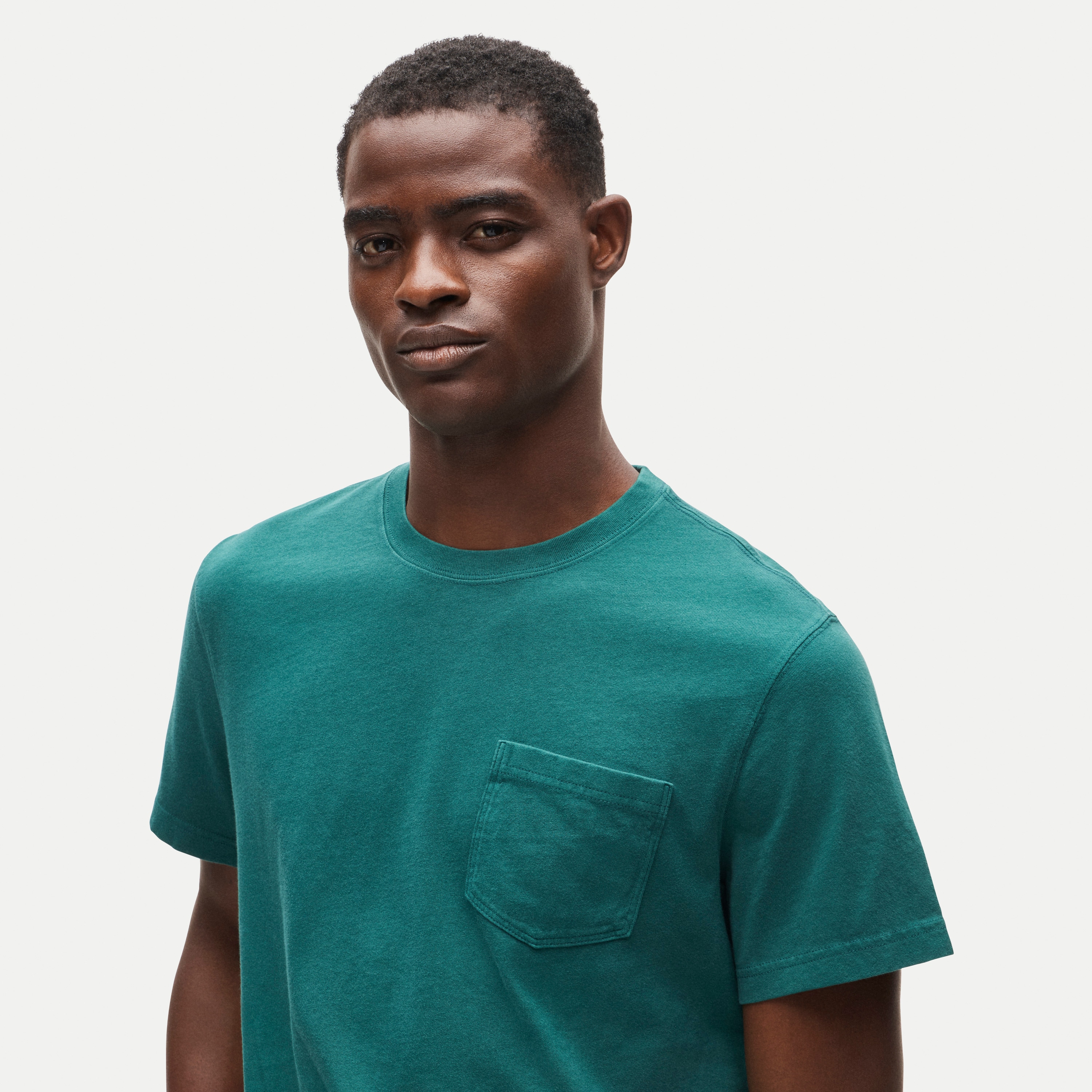 Vintage-wash cotton pocket T-shirt - thumbnail 8