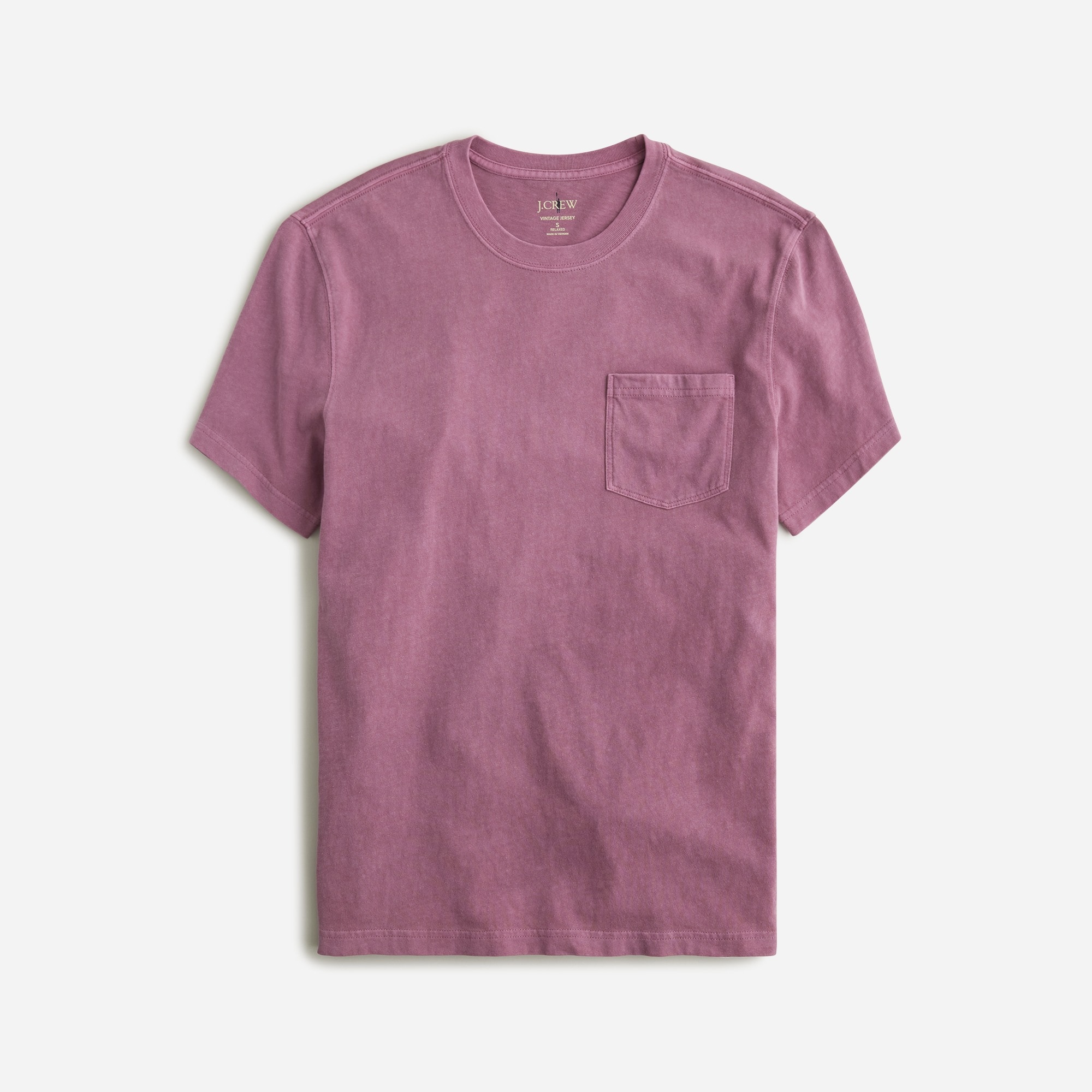  Vintage-wash cotton pocket T-shirt