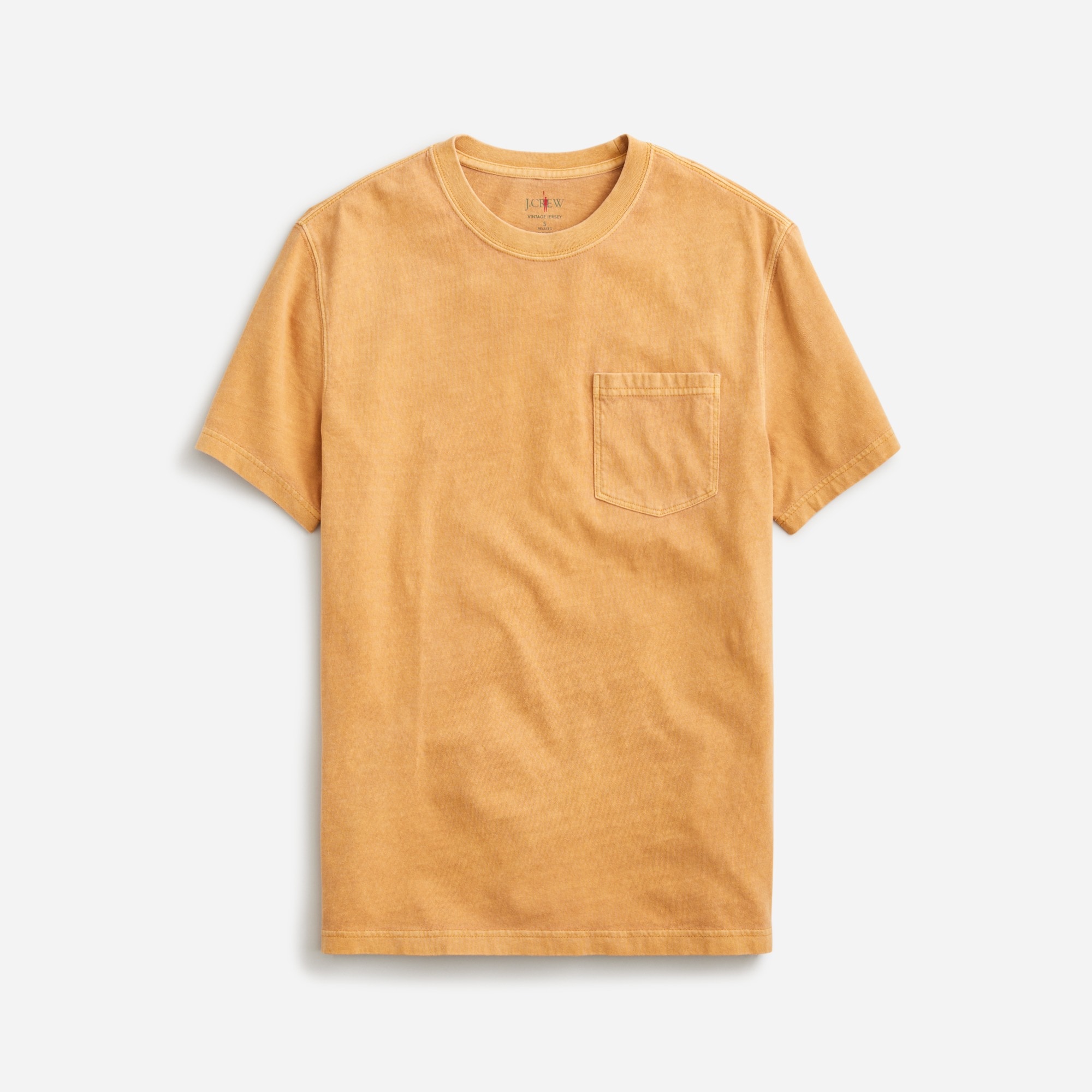 mens Tall vintage-wash cotton pocket T-shirt
