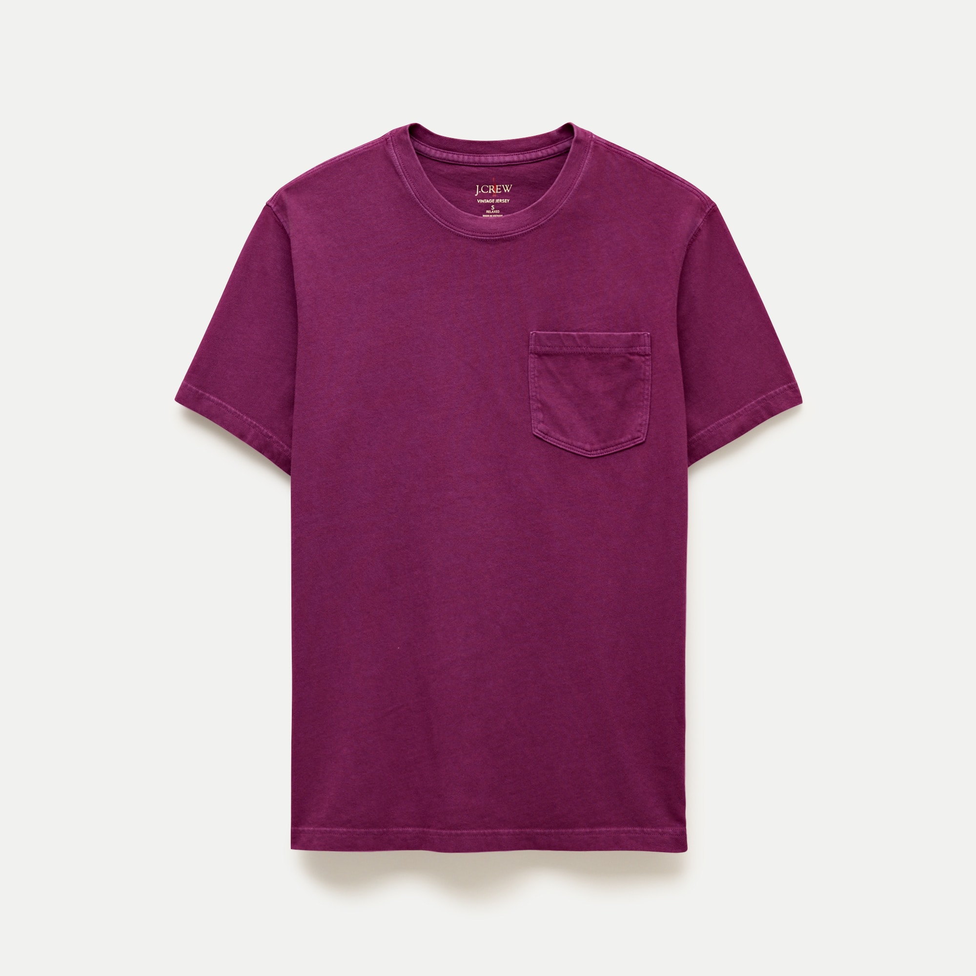 鬼フェード 90s J.CREW Tシャツ 茄子紺 無地 巨人タグ L オールド Retro T-Shirts | J.Crew