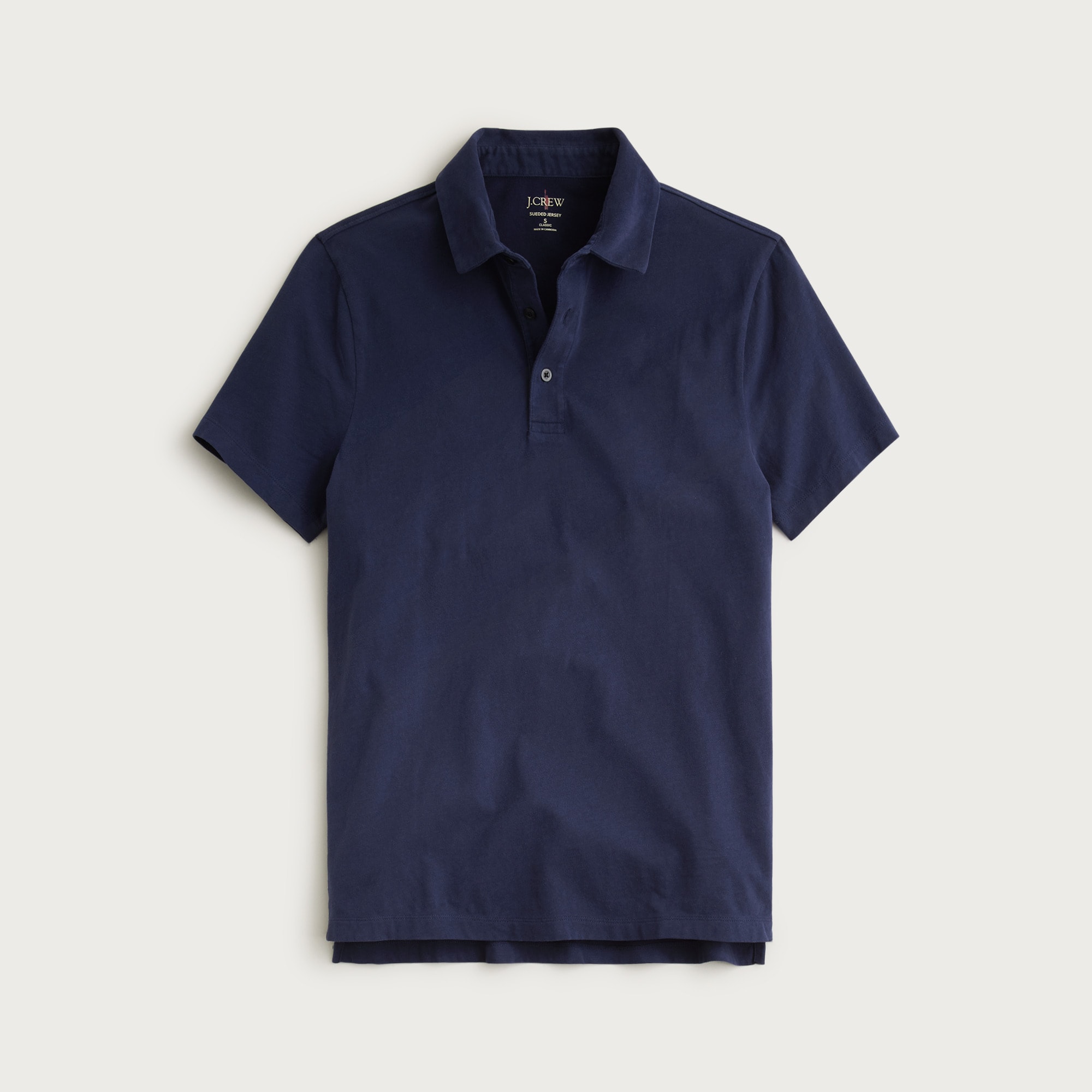 Short-sleeve Cotton Seed-stitch Sweater-polo For Men | J.Crew
