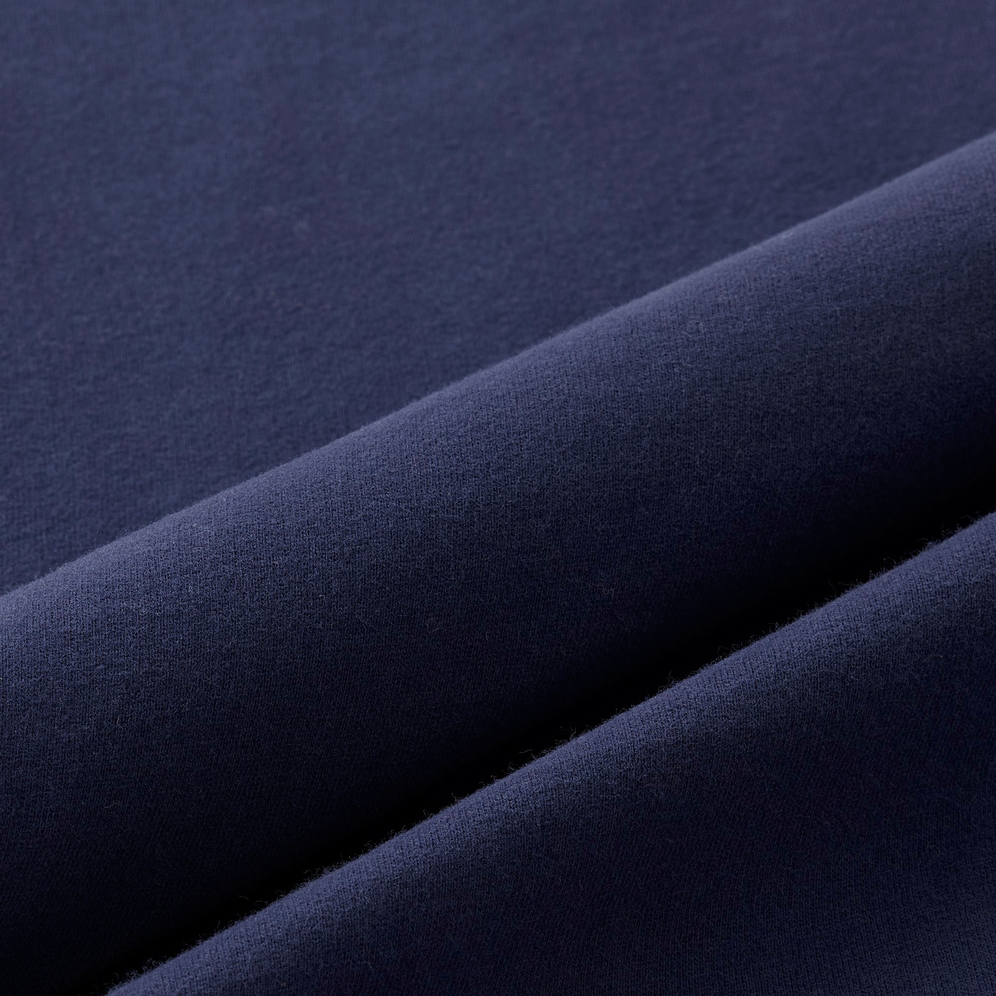 Sueded cotton polo shirt