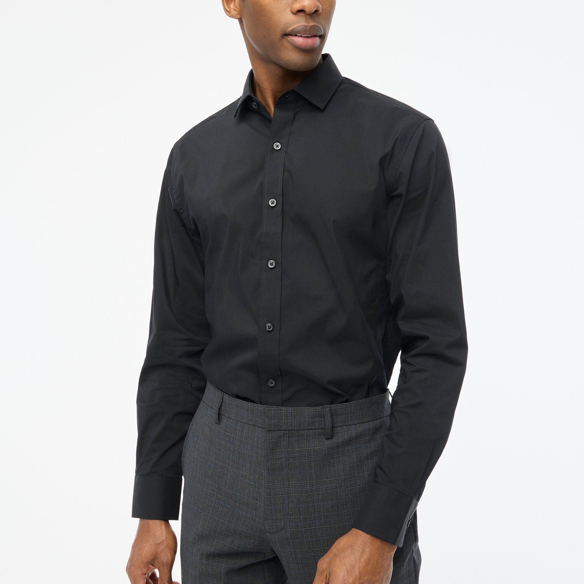 mens Slim performance dress shirt