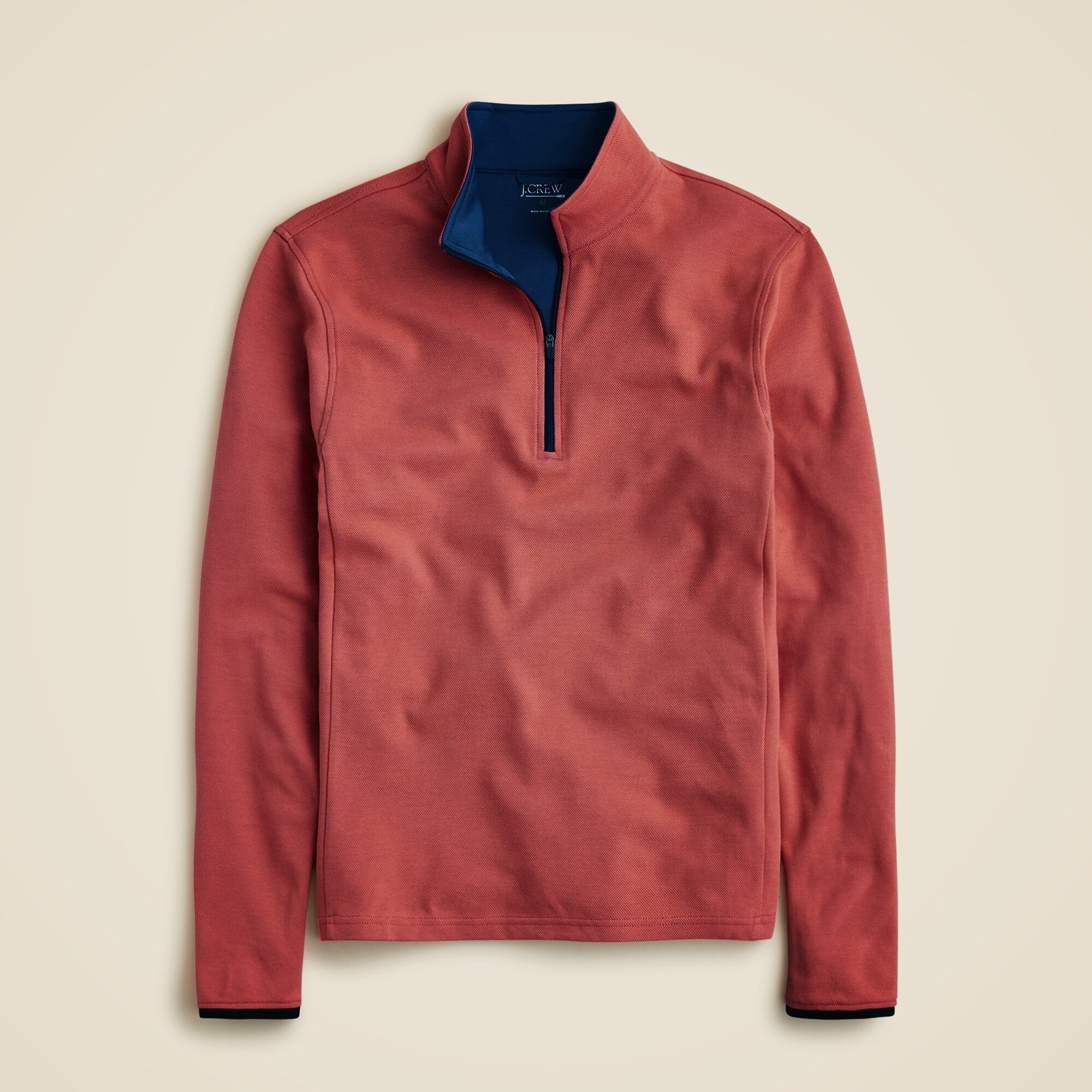  Performance half-zip pullover with COOLMAX&reg; technology