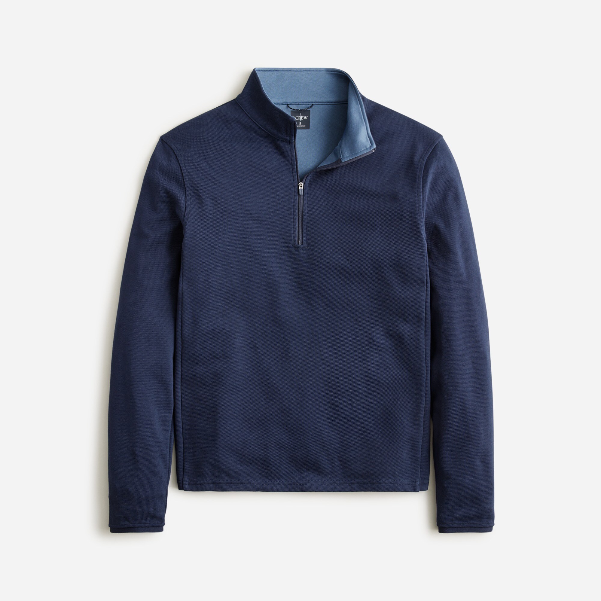 TNRCN HALF ZIP POLO BLACK – TAIN DOUBLEPUSH