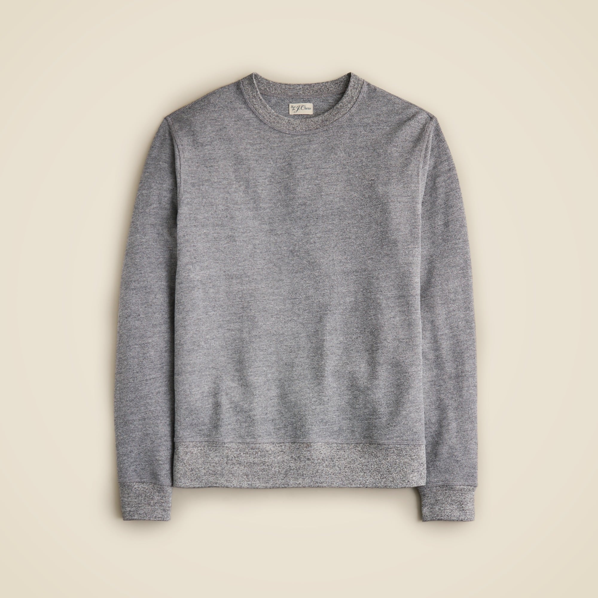 mens Long-sleeve textured sweater-tee