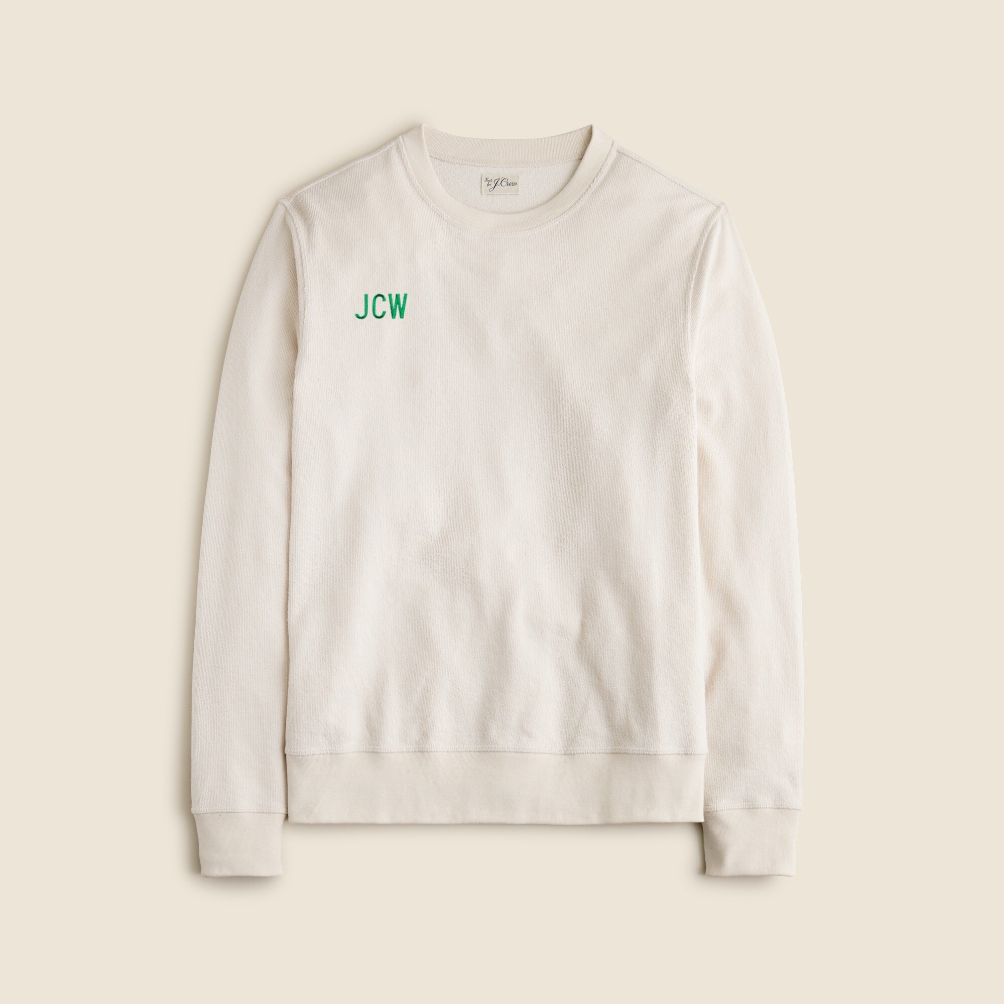 Long-sleeve textured sweater-tee