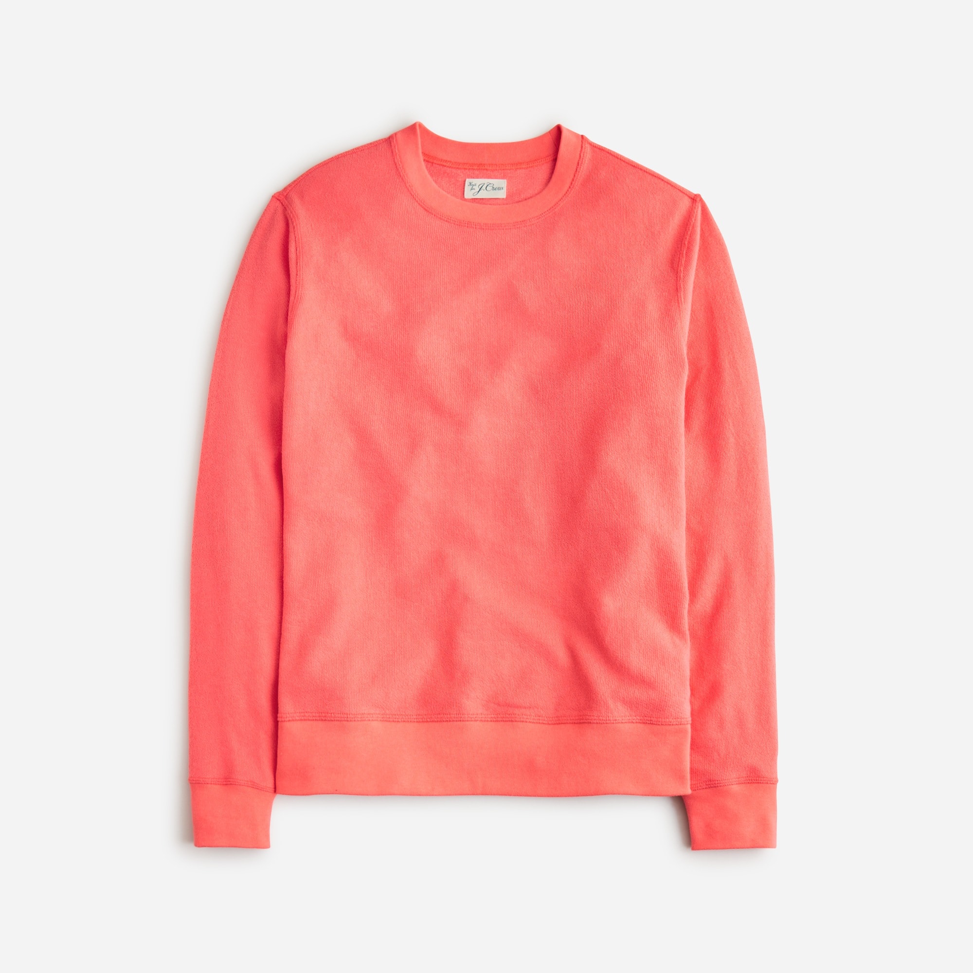  Long-sleeve textured sweater-tee